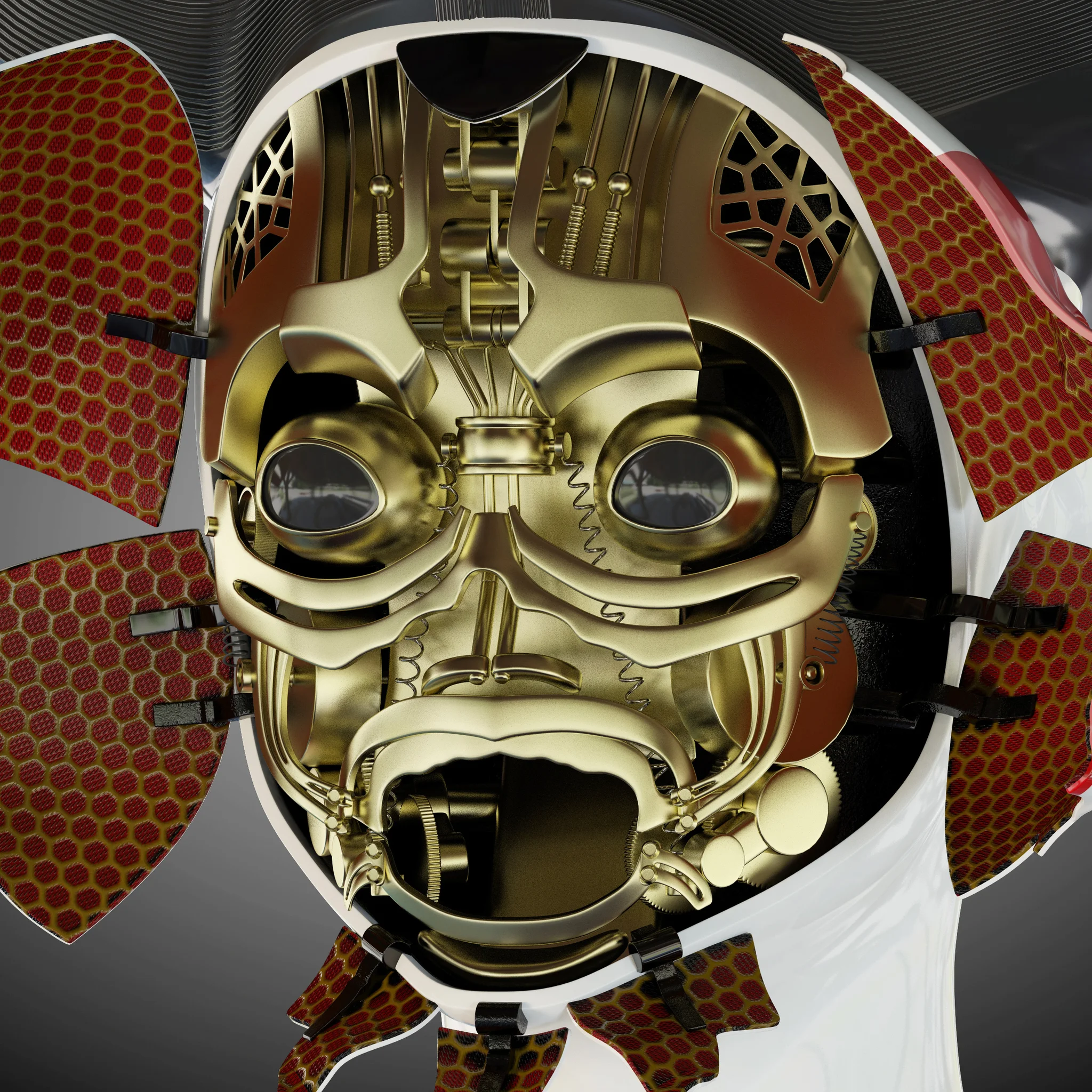 Ghost In The Shell Geisha — 3D model preview 3