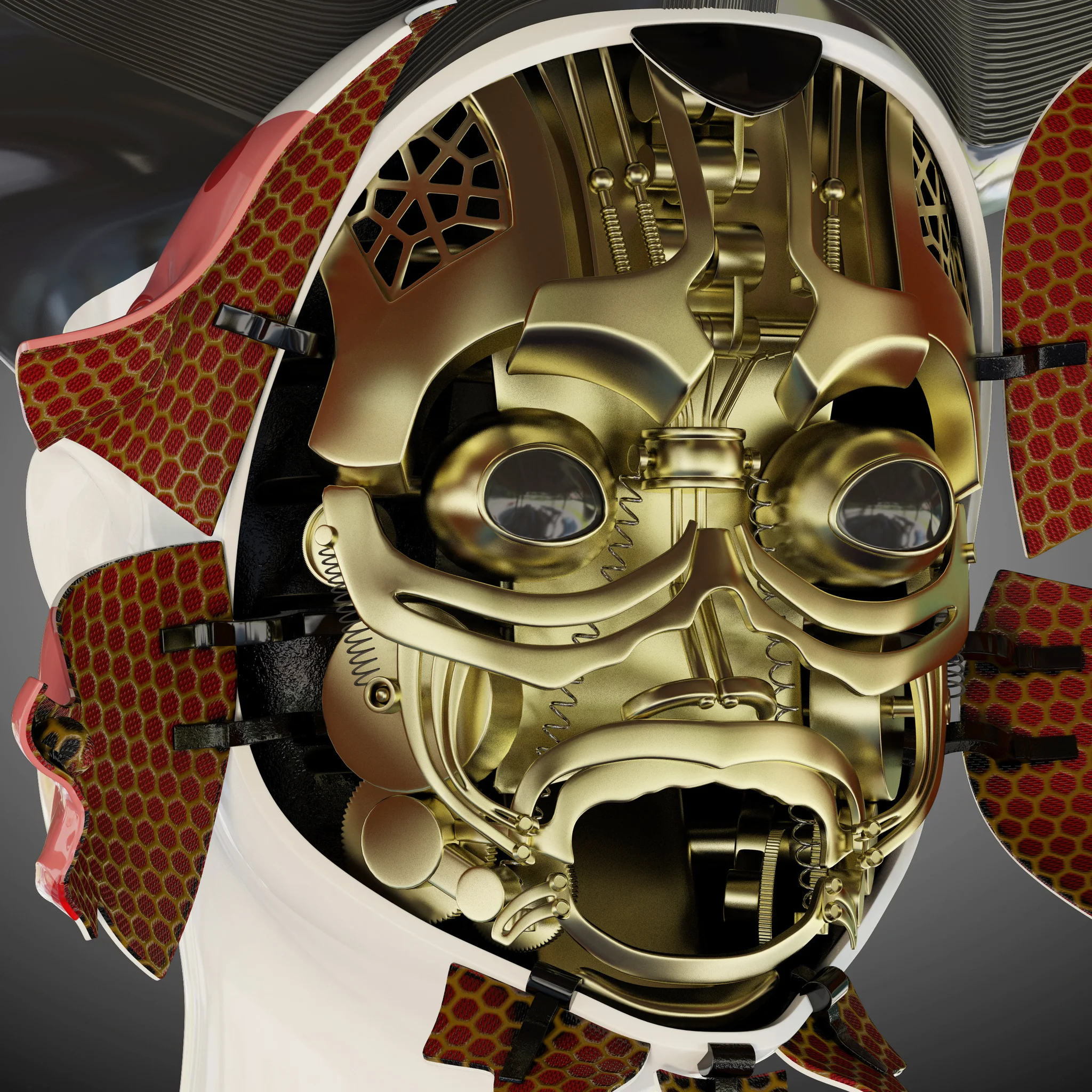 Ghost In The Shell Geisha — 3D model preview 13