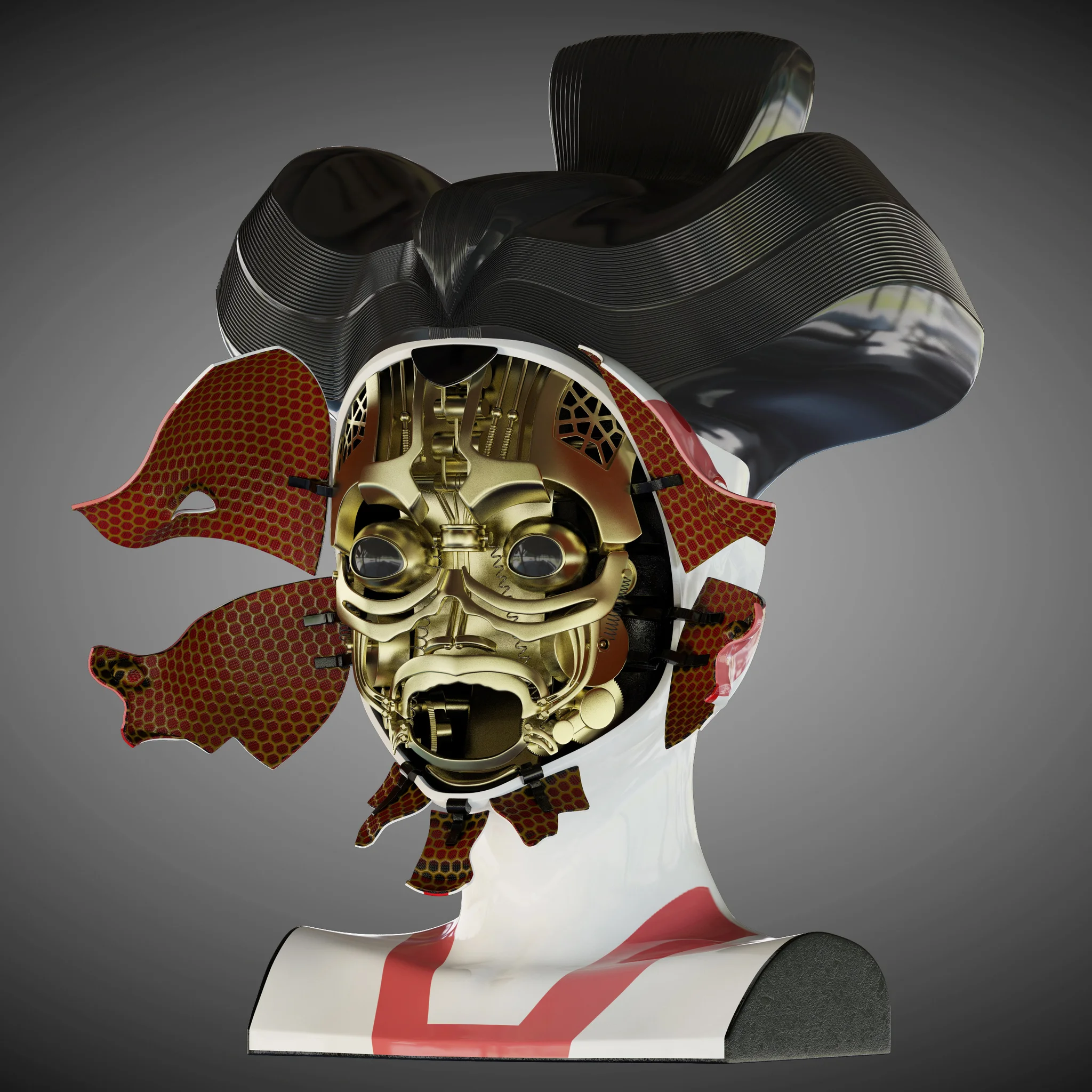 Ghost In The Shell Geisha — 3D model preview 14