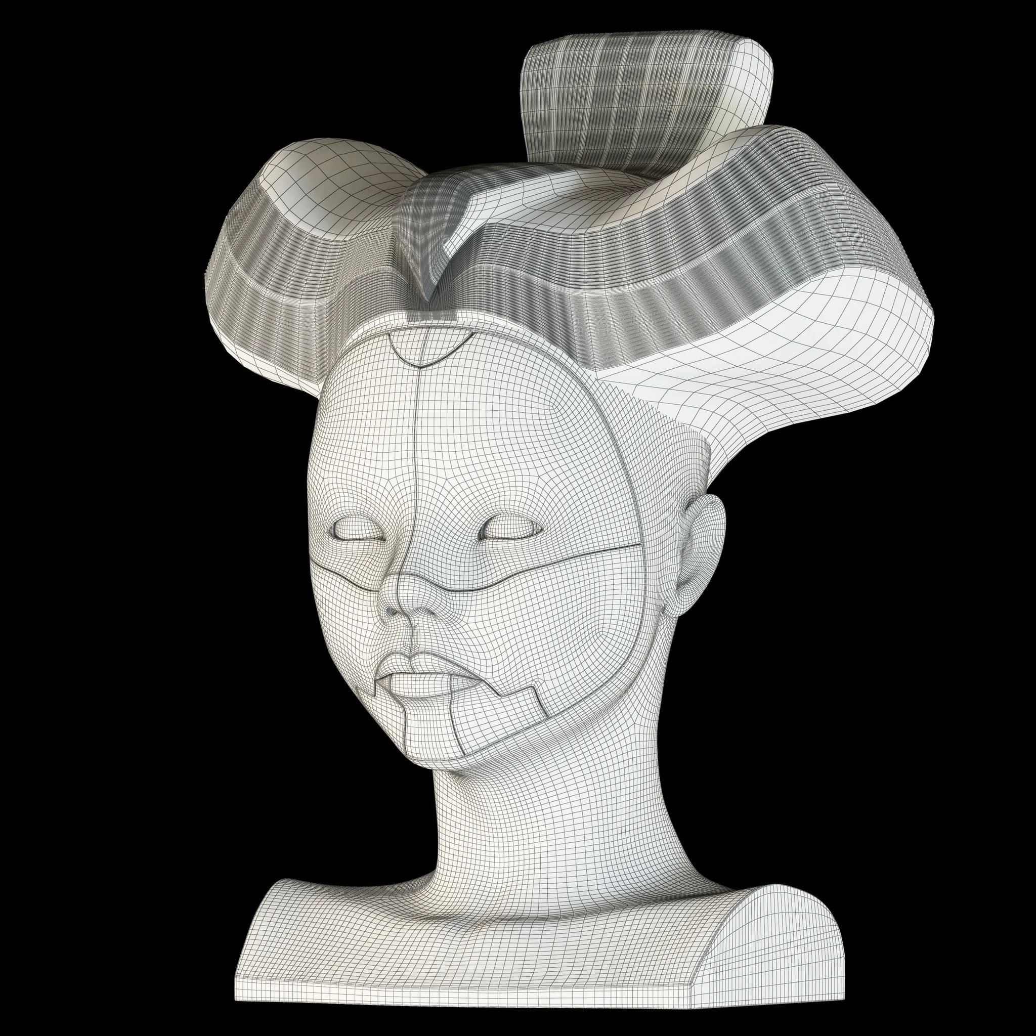 Ghost In The Shell Geisha — 3D model preview 15