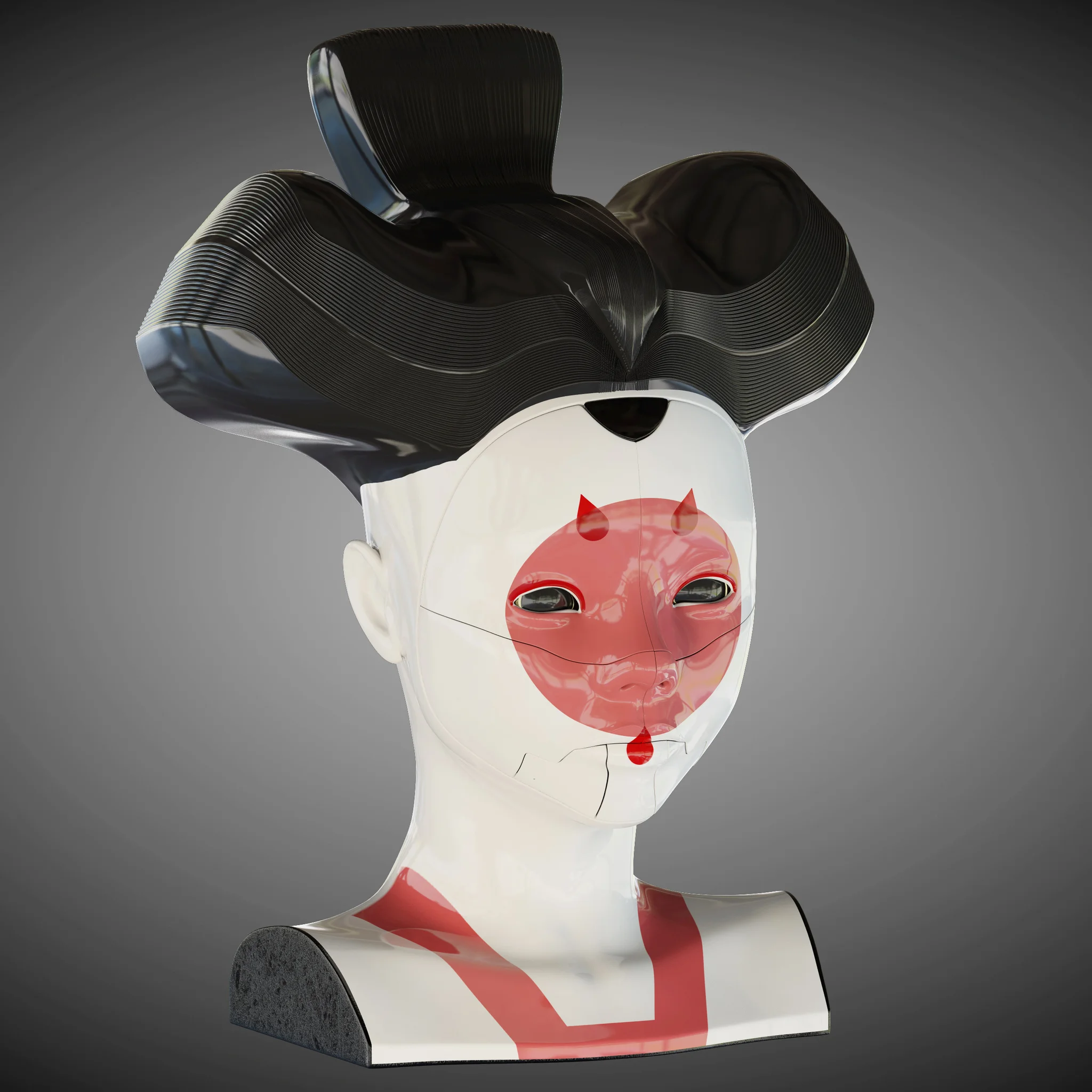 Ghost In The Shell Geisha — 3D model preview 19