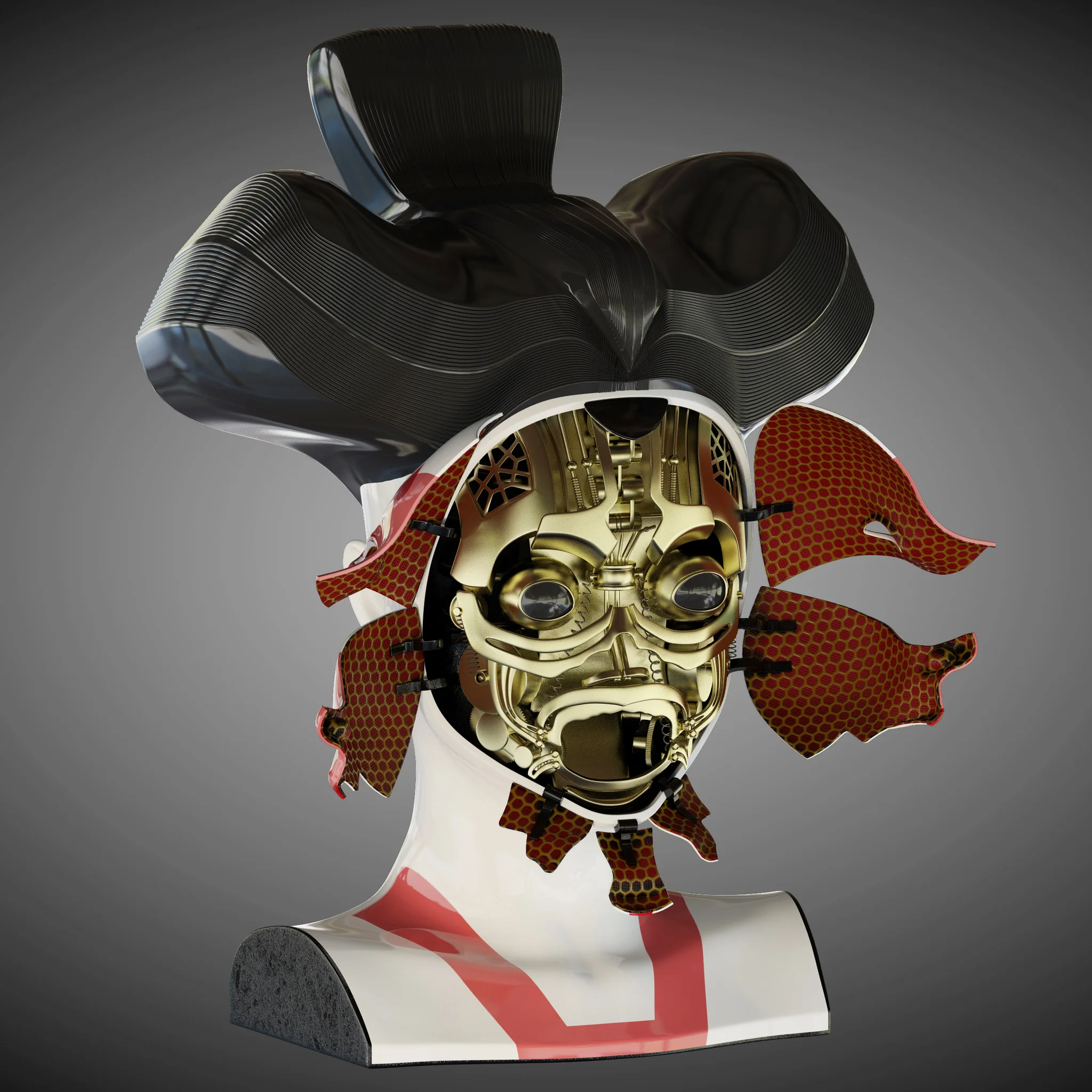 Ghost In The Shell Geisha — 3D model preview 20