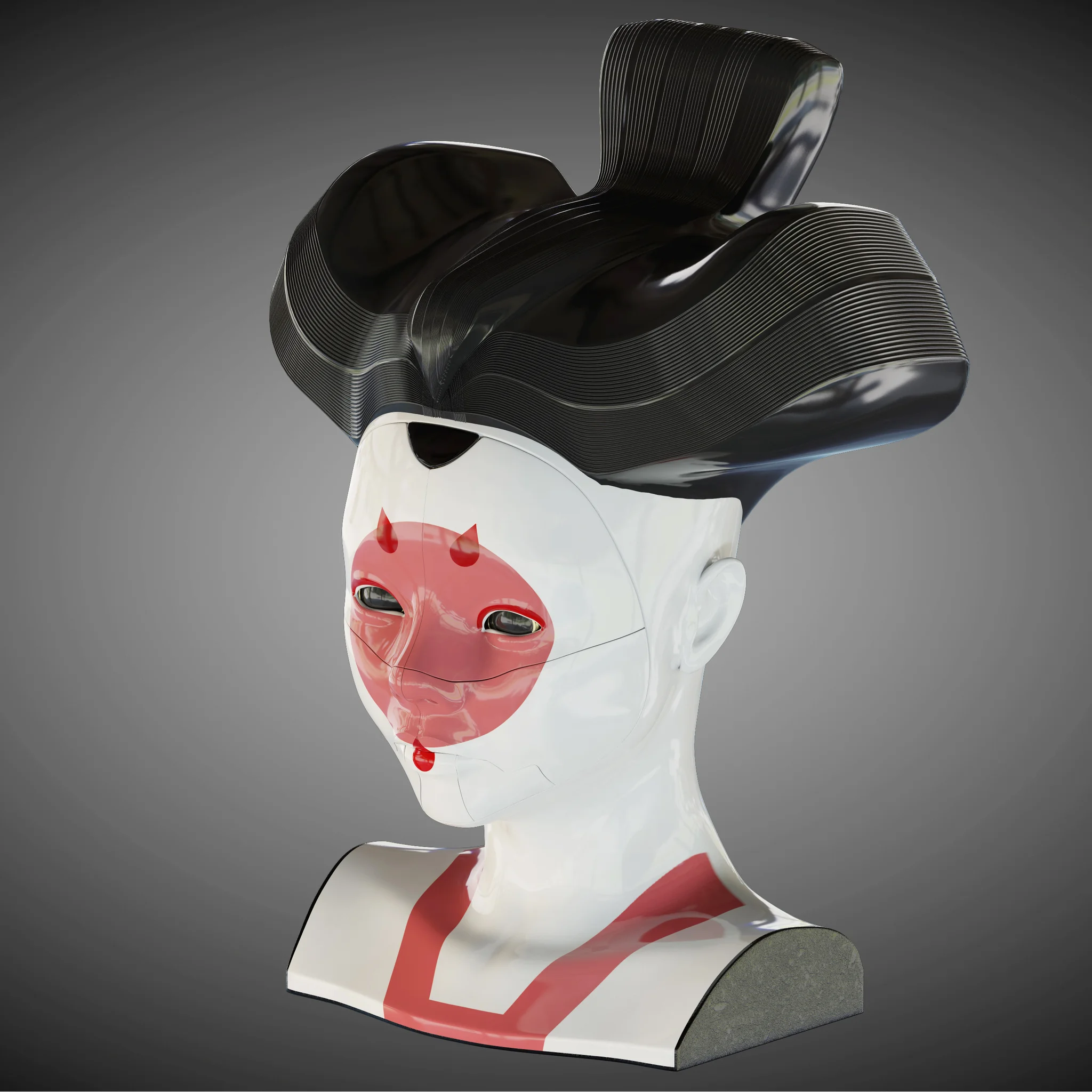 Ghost In The Shell Geisha — 3D model preview 27
