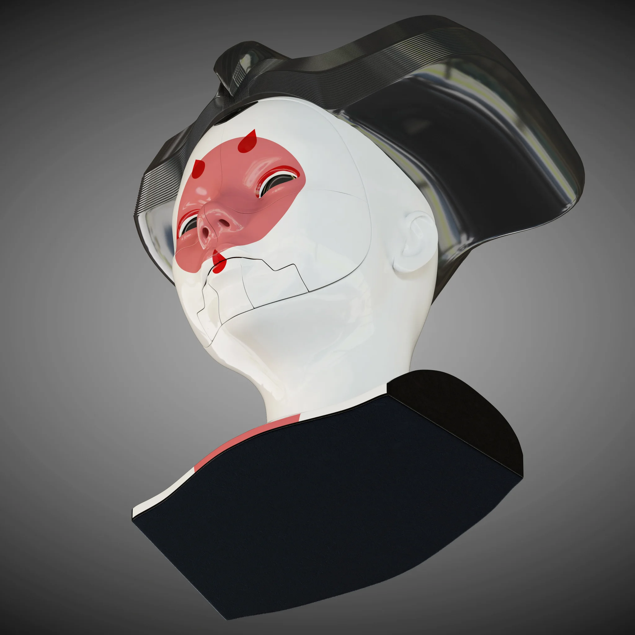 Ghost In The Shell Geisha — 3D model preview 31