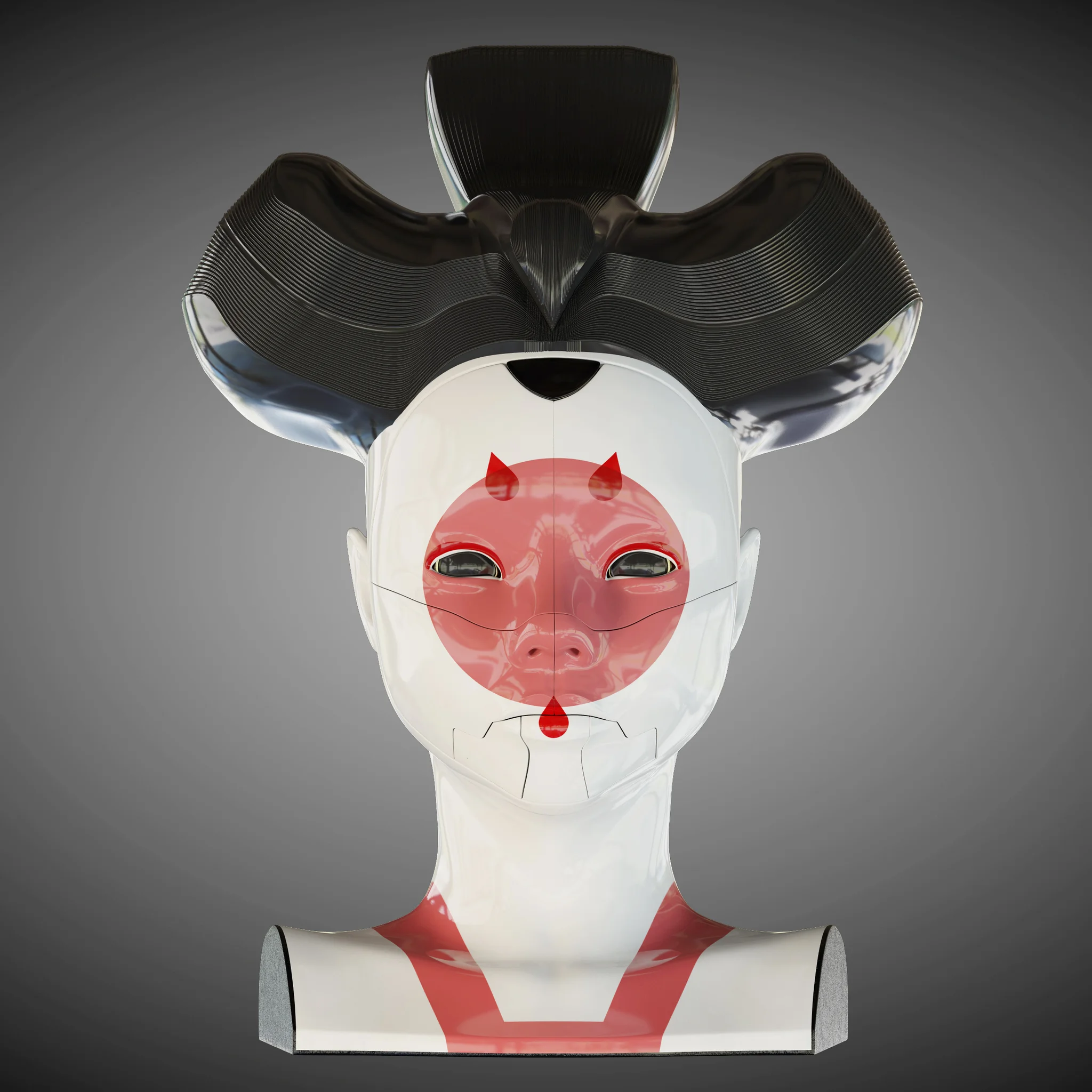 Ghost In The Shell Geisha — 3D model preview 33