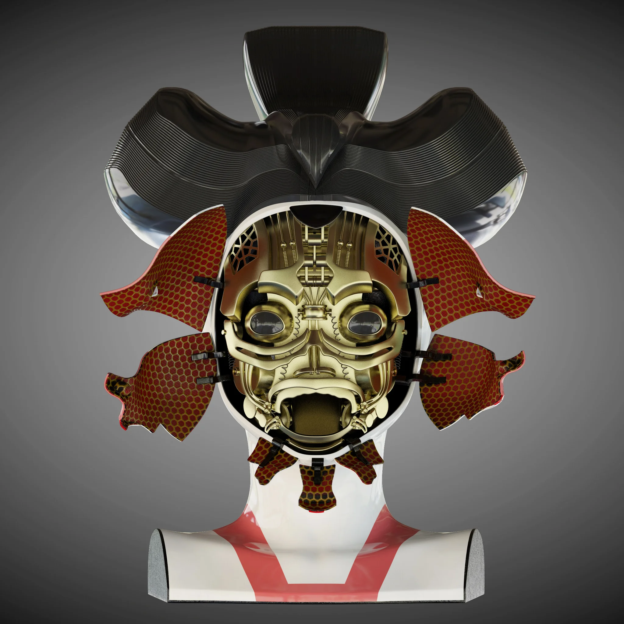 Ghost In The Shell Geisha — 3D model preview 34