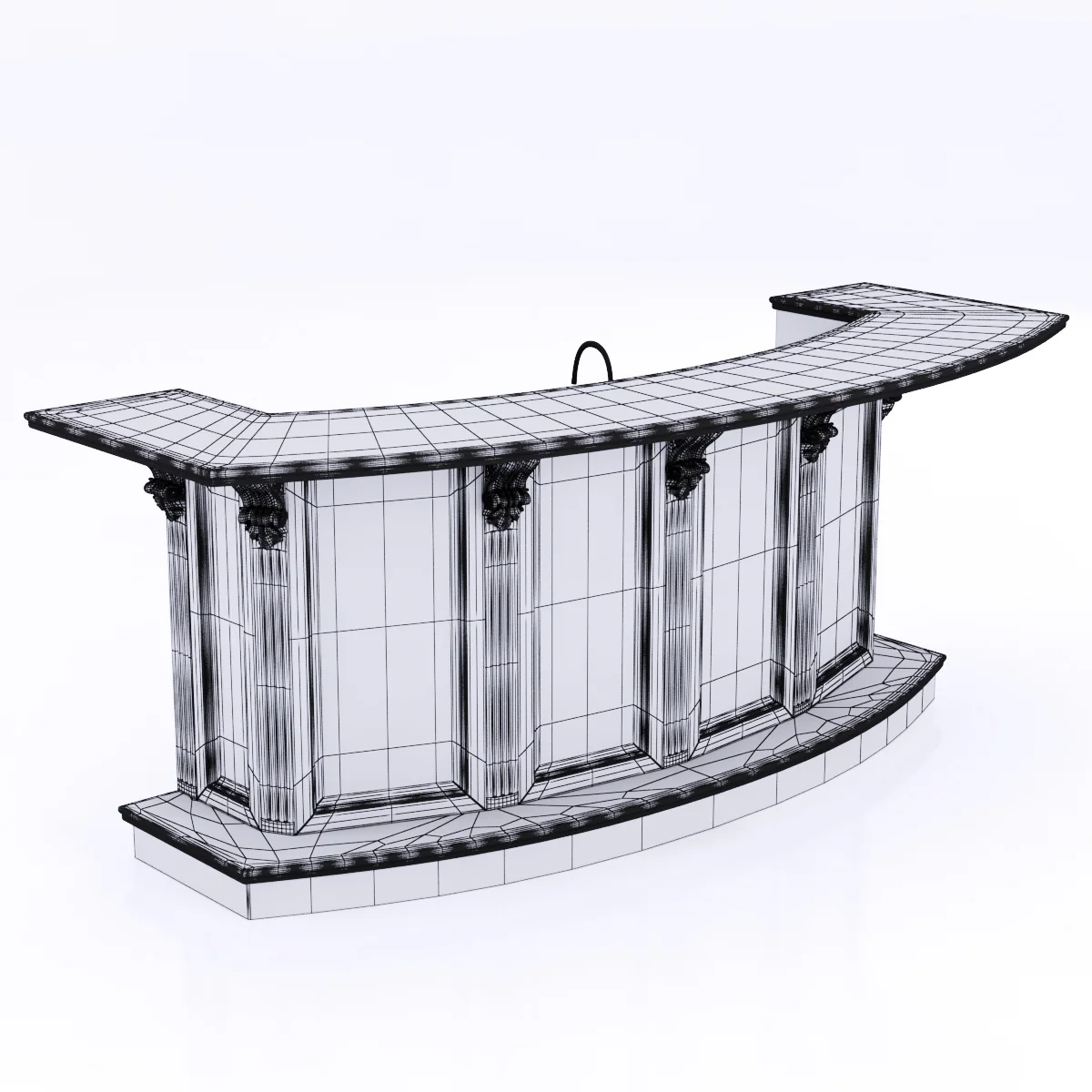 Kitchen Island — 3D model preview 5