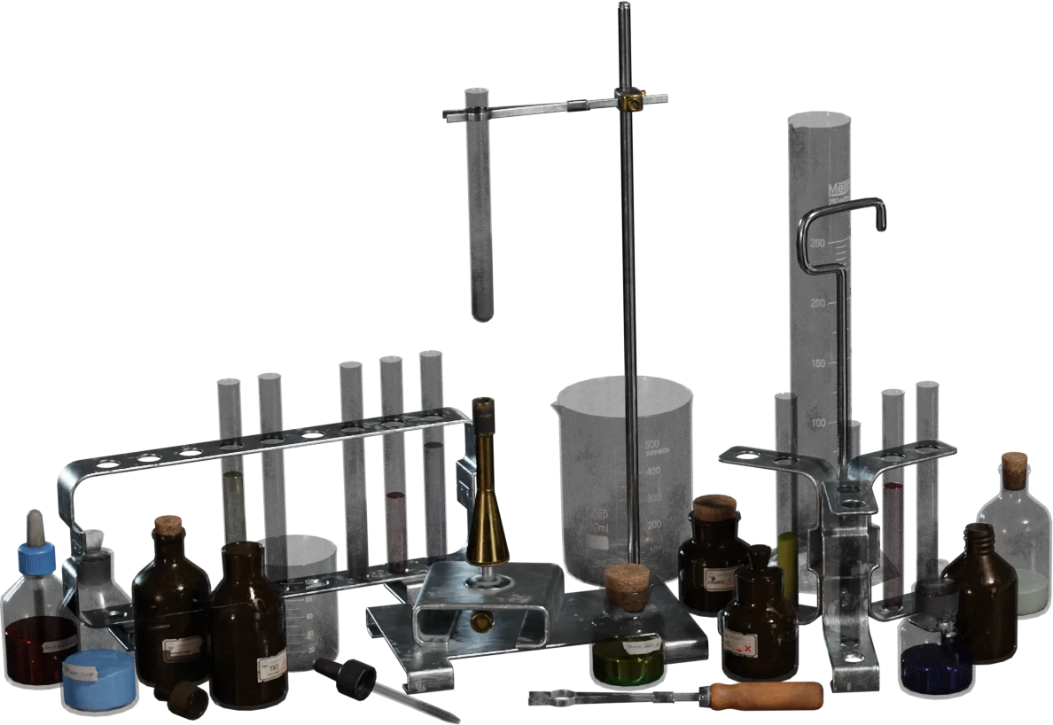 Chemistry Laboratory Equipment Set