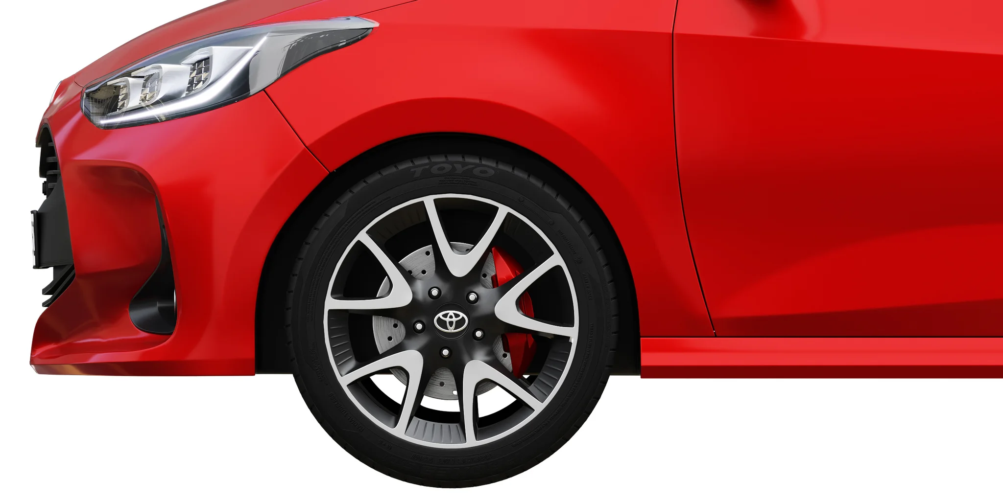 Toyota Yaris, 3D model preview 1