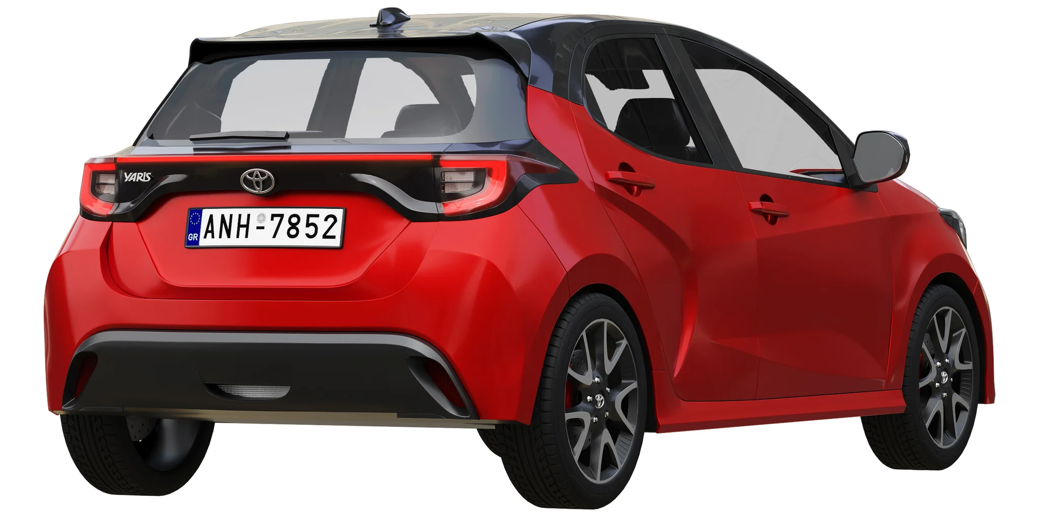Toyota Yaris, 3D model preview 6
