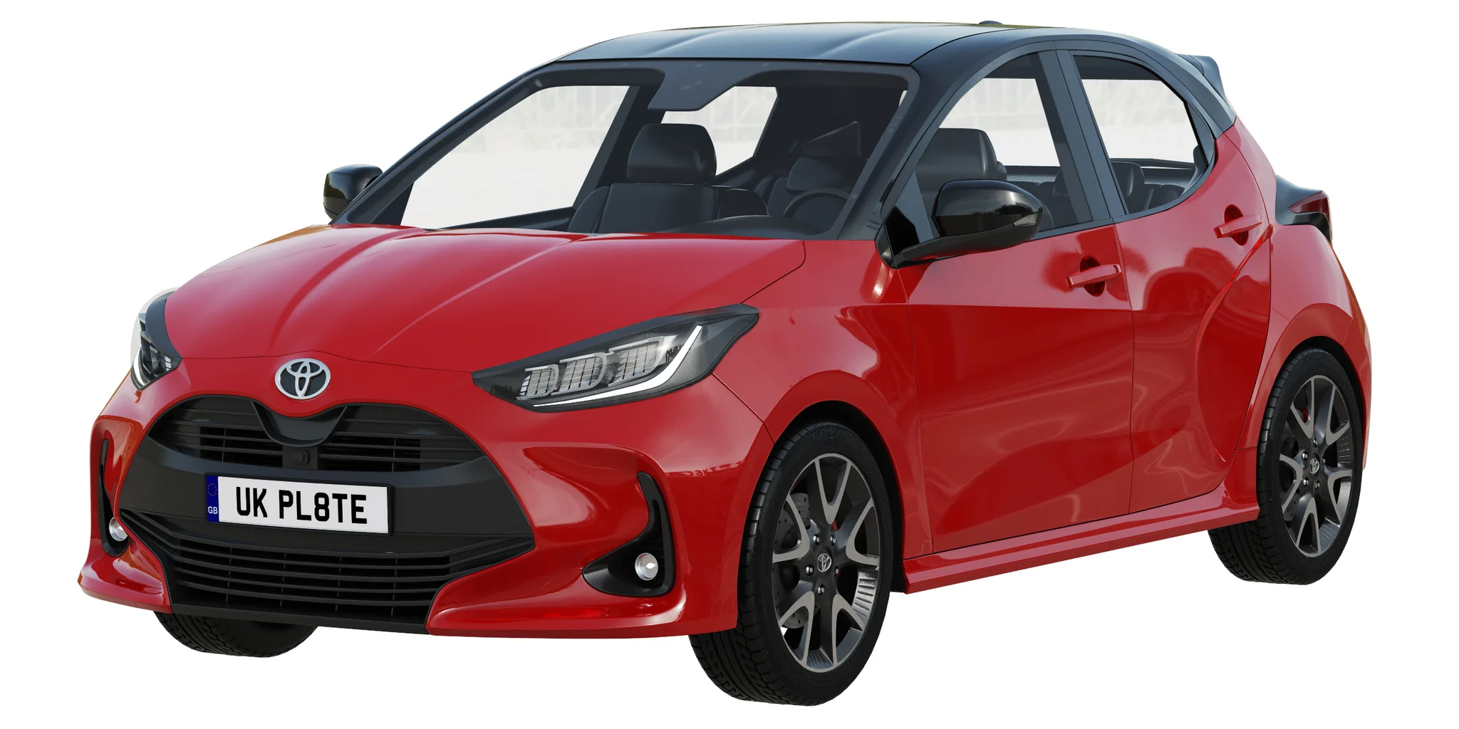 Toyota Yaris, 3D model preview 13