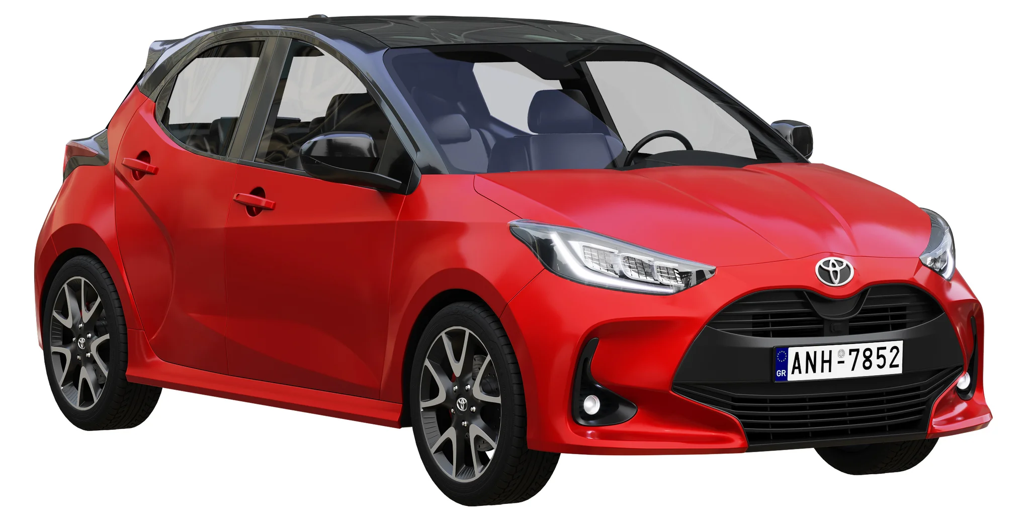 Toyota Yaris, 3D model preview 15
