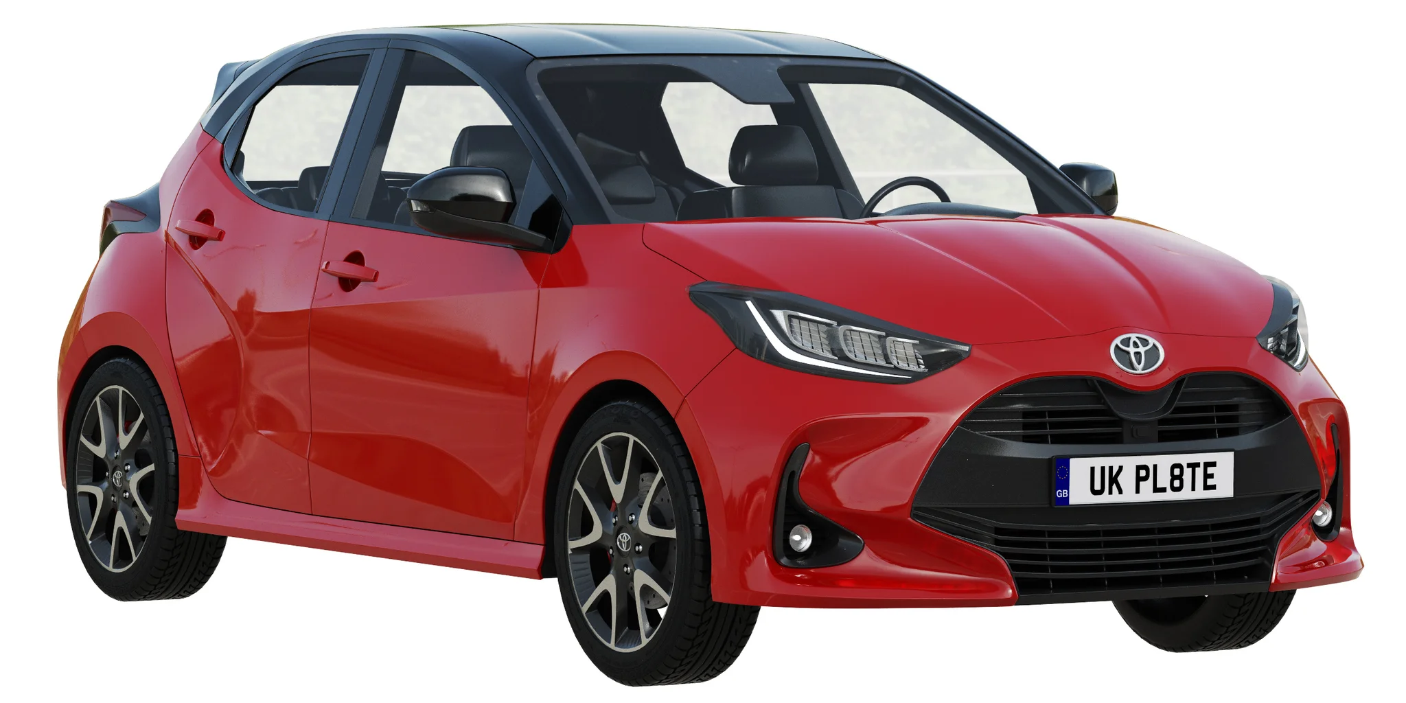 Toyota Yaris, 3D model preview 19