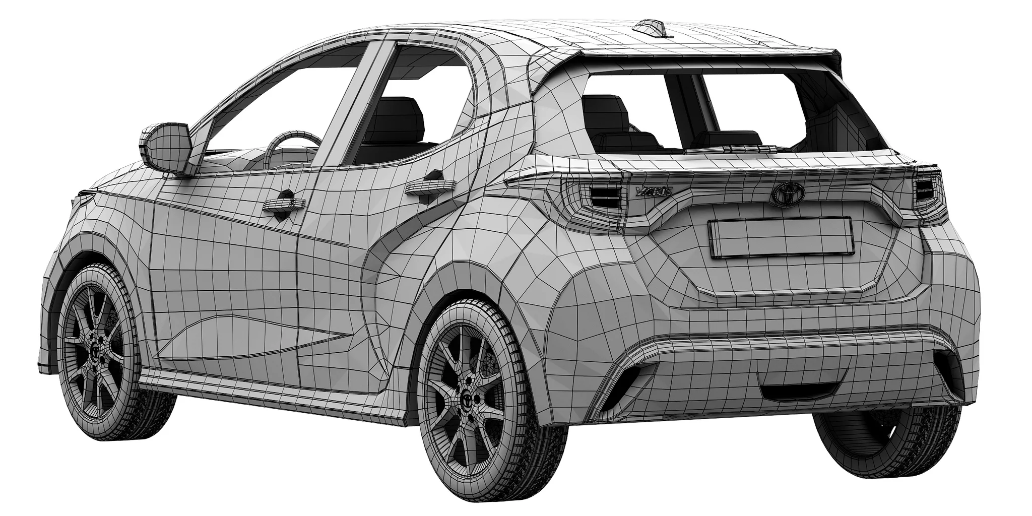 Toyota Yaris, 3D model preview 22