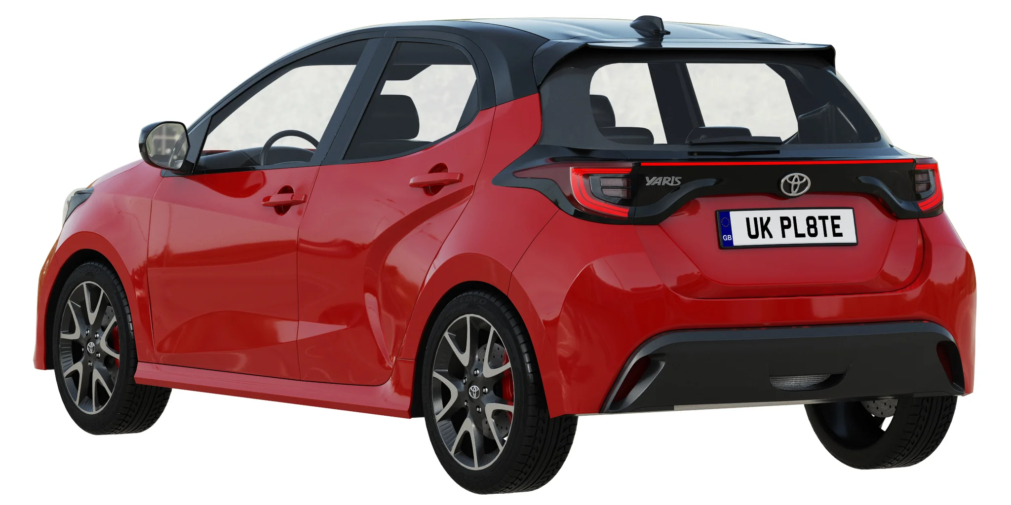 Toyota Yaris, 3D model preview 23