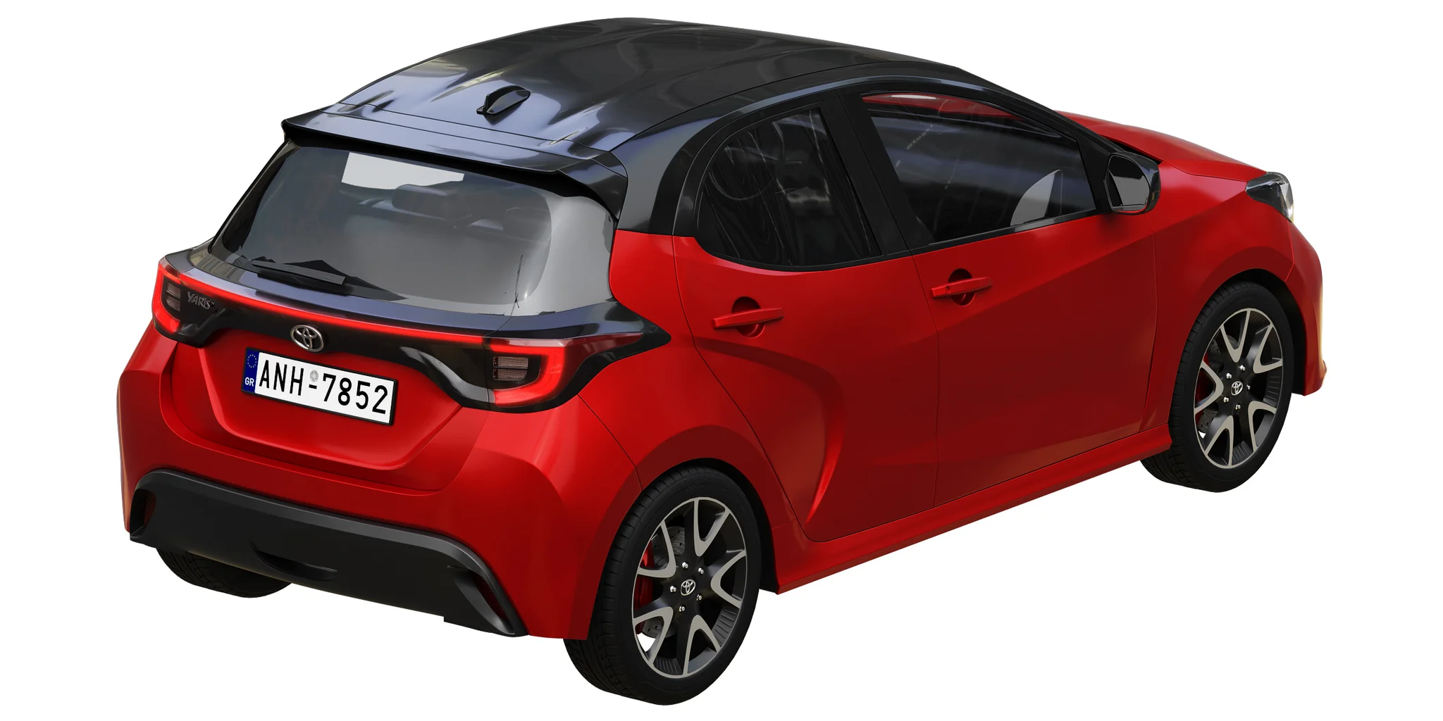 Toyota Yaris, 3D model preview 34