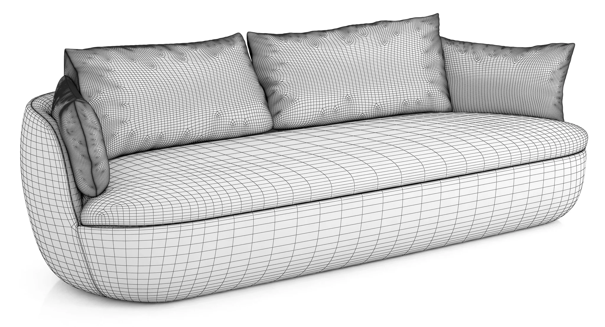 Moooi Bart Sofa — 3D model preview 9