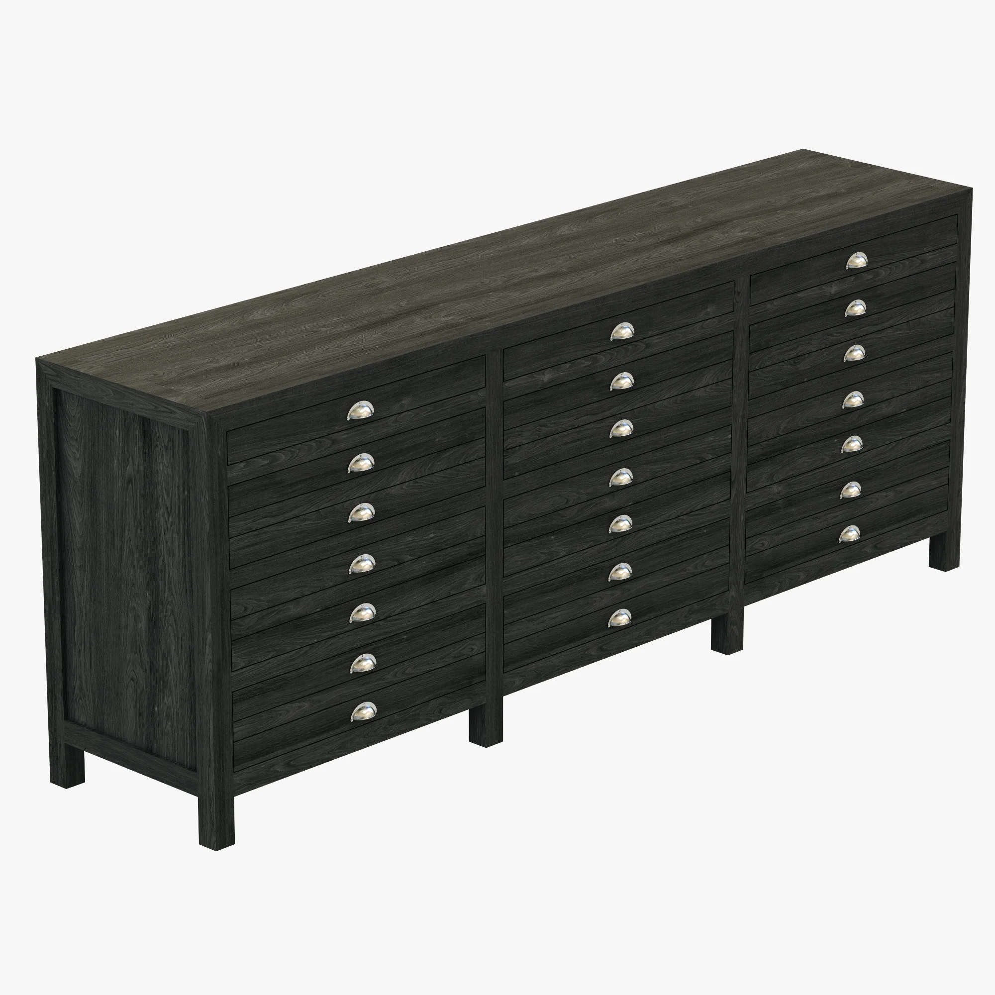 Restoration Hardware Printmaker'S Sideboard — 3D model preview 1