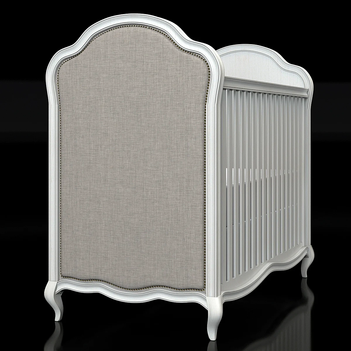 Restoration Hardware Marceline Crib — 3D model preview 1