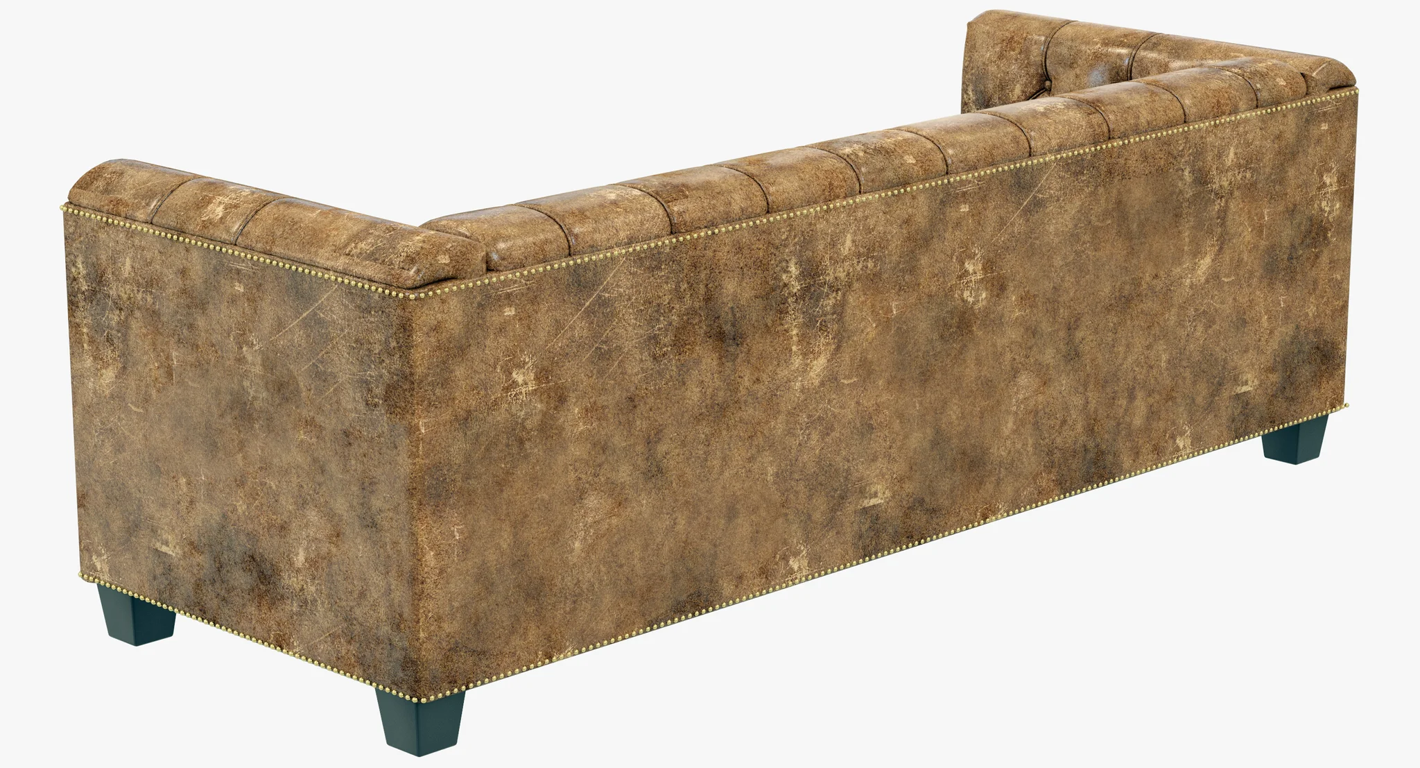 Restoration Hardware Savoy Leather Sofa — 3D model preview 7