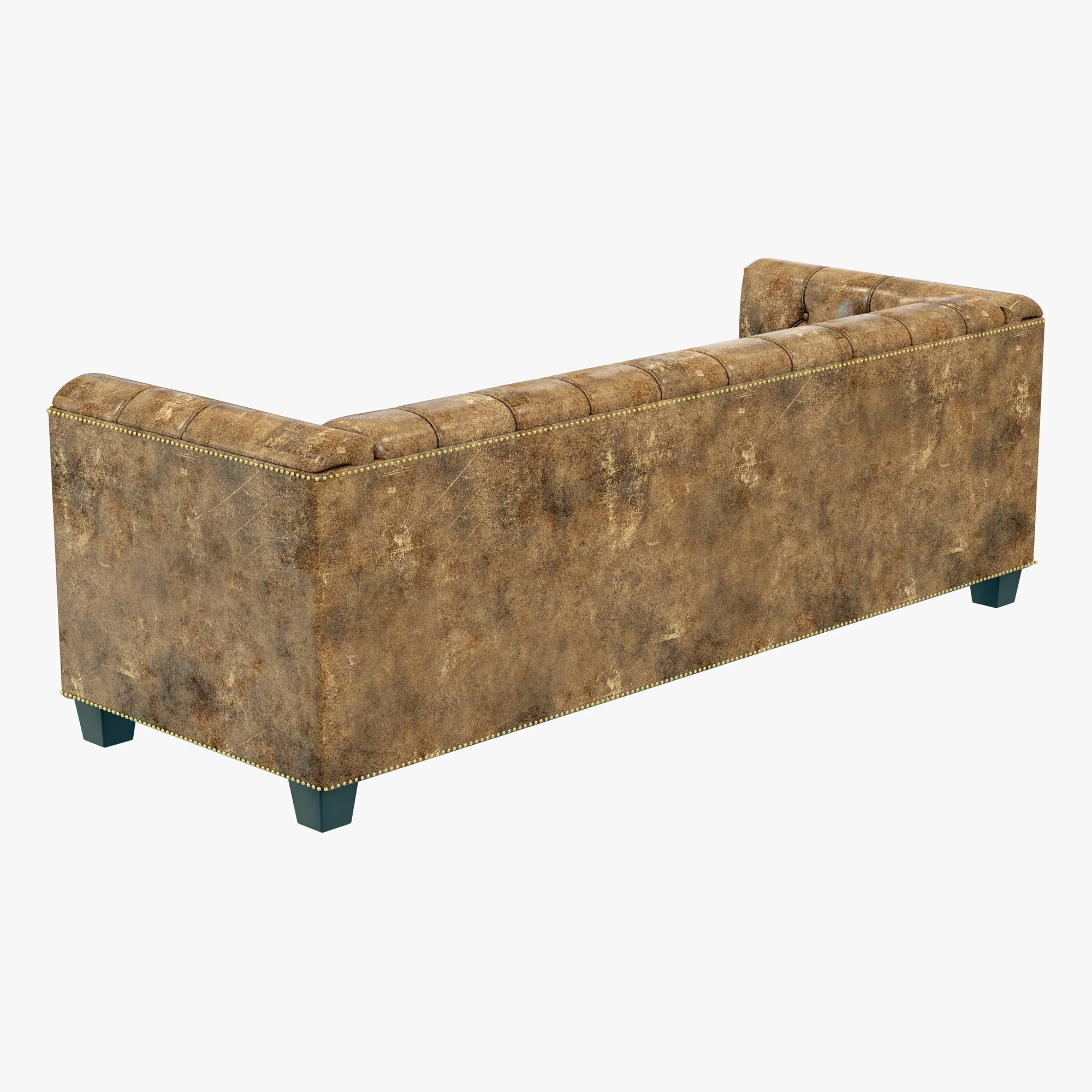Restoration Hardware Savoy Leather Sofa — 3D model preview 8