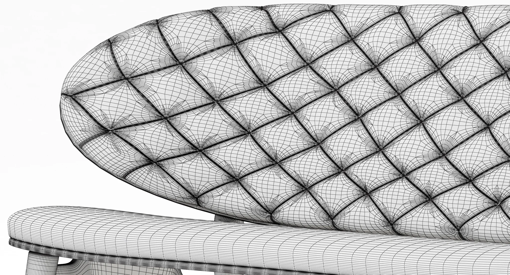 Baxter Dalma Small Sofa — 3D model preview 17