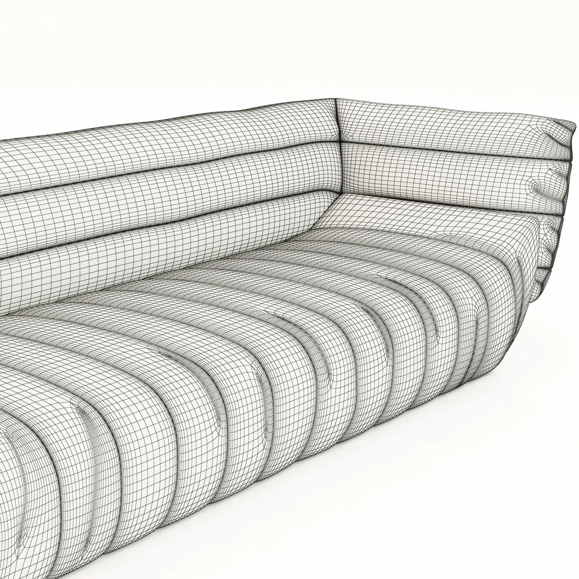 Baxter Tactile Sofa — 3D model preview 1