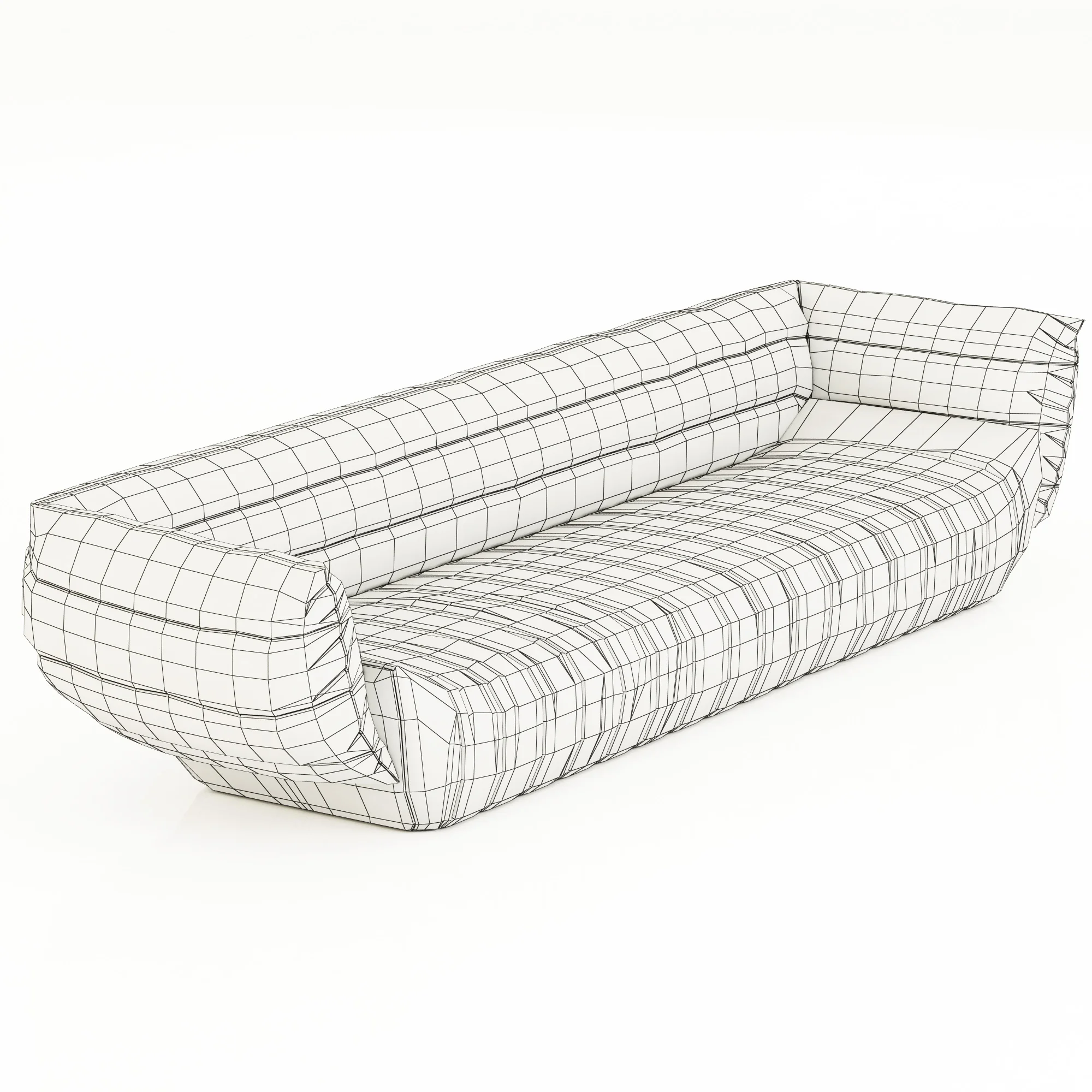 Baxter Tactile Sofa — 3D model preview 4