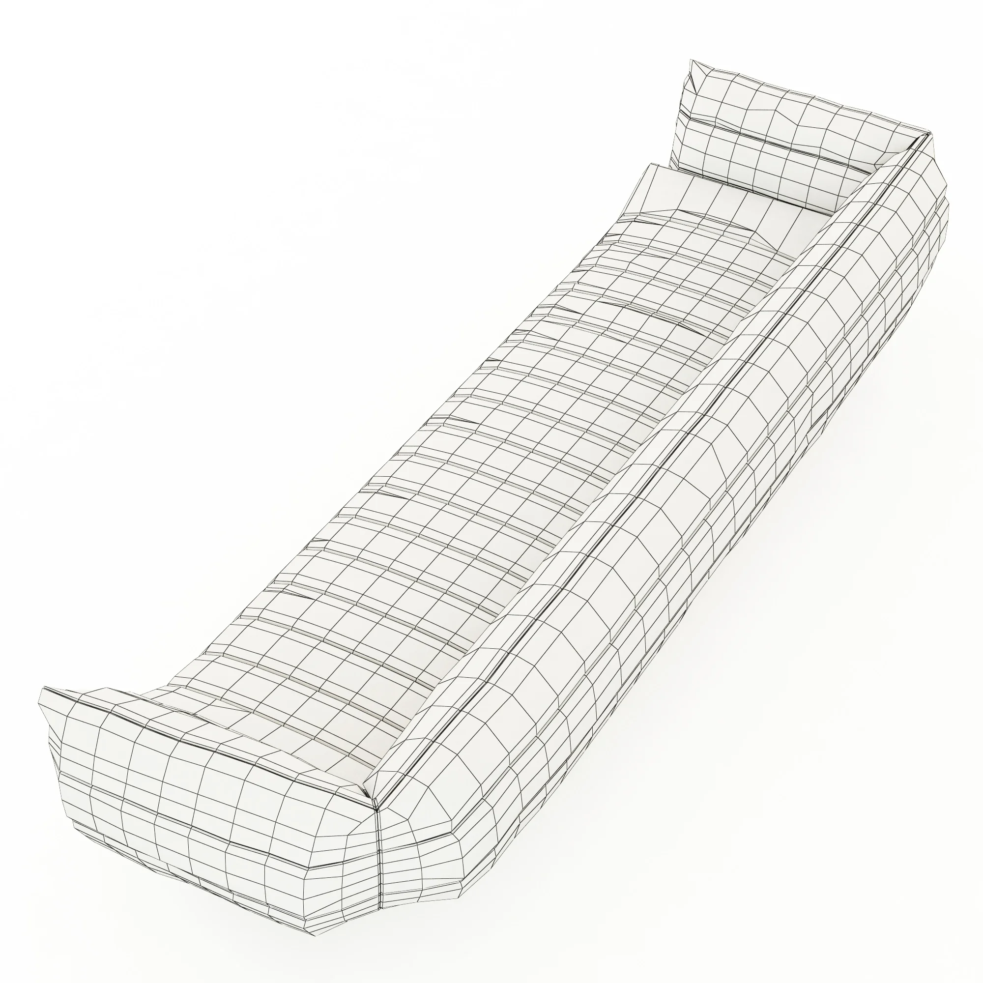 Baxter Tactile Sofa — 3D model preview 9