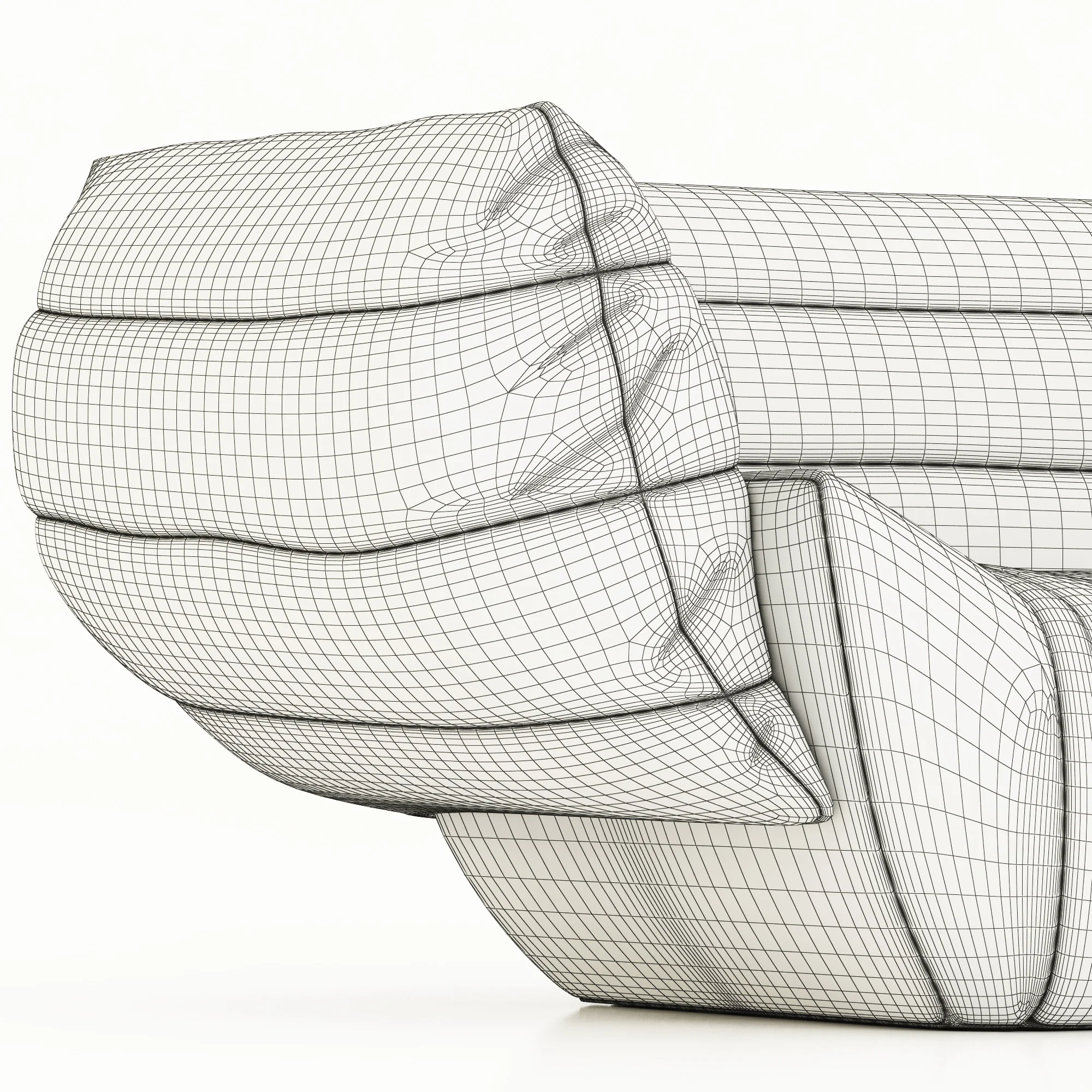 Baxter Tactile Sofa — 3D model preview 11