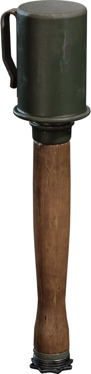 WWII Stick Grenade Model 24 Stielhandgranate