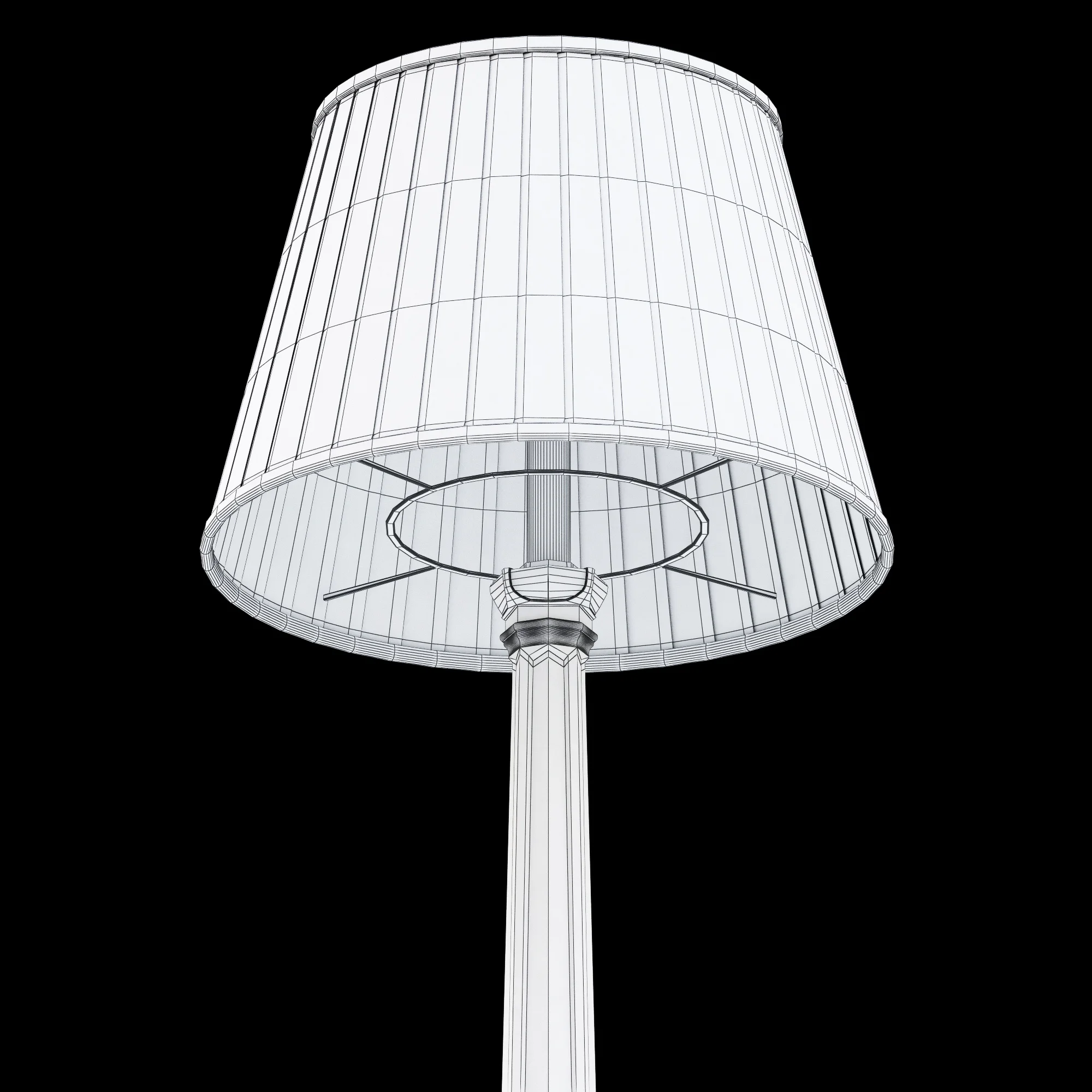 Ralph Lauren REGENCY COLUMN TABLE LAMP — 3D model preview 3