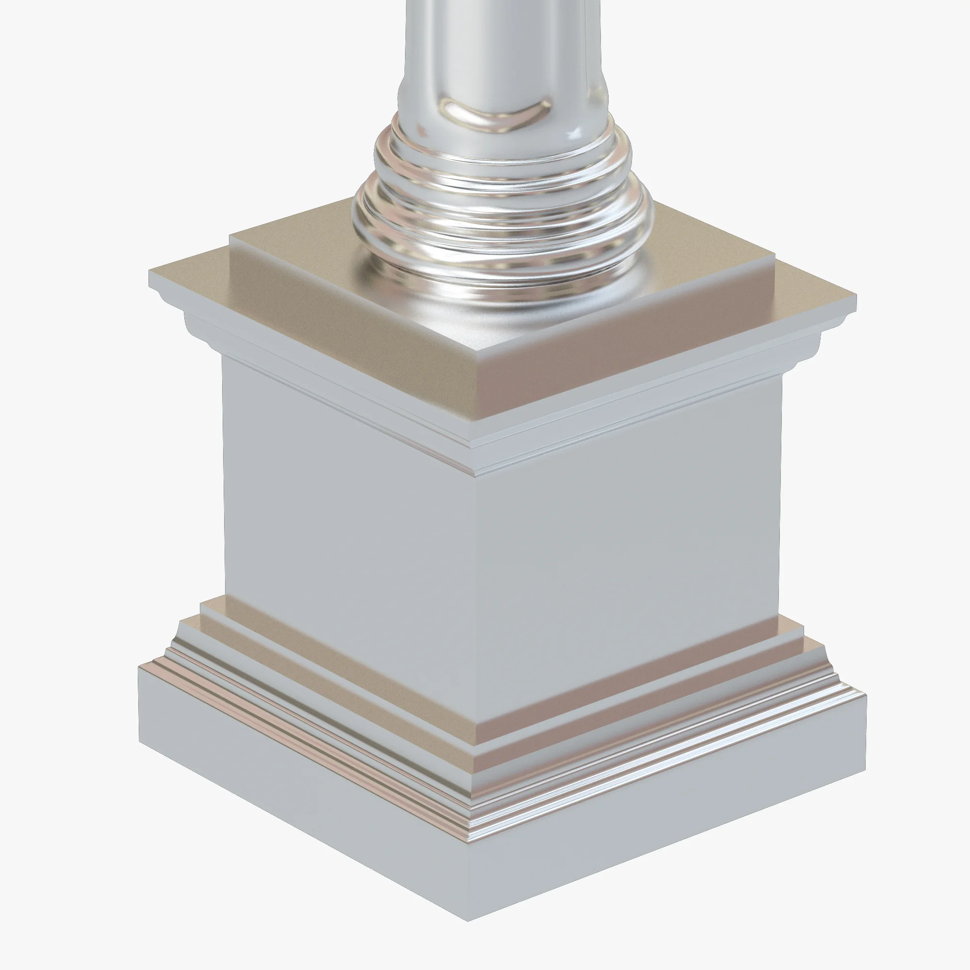 Ralph Lauren REGENCY COLUMN TABLE LAMP — 3D model preview 4