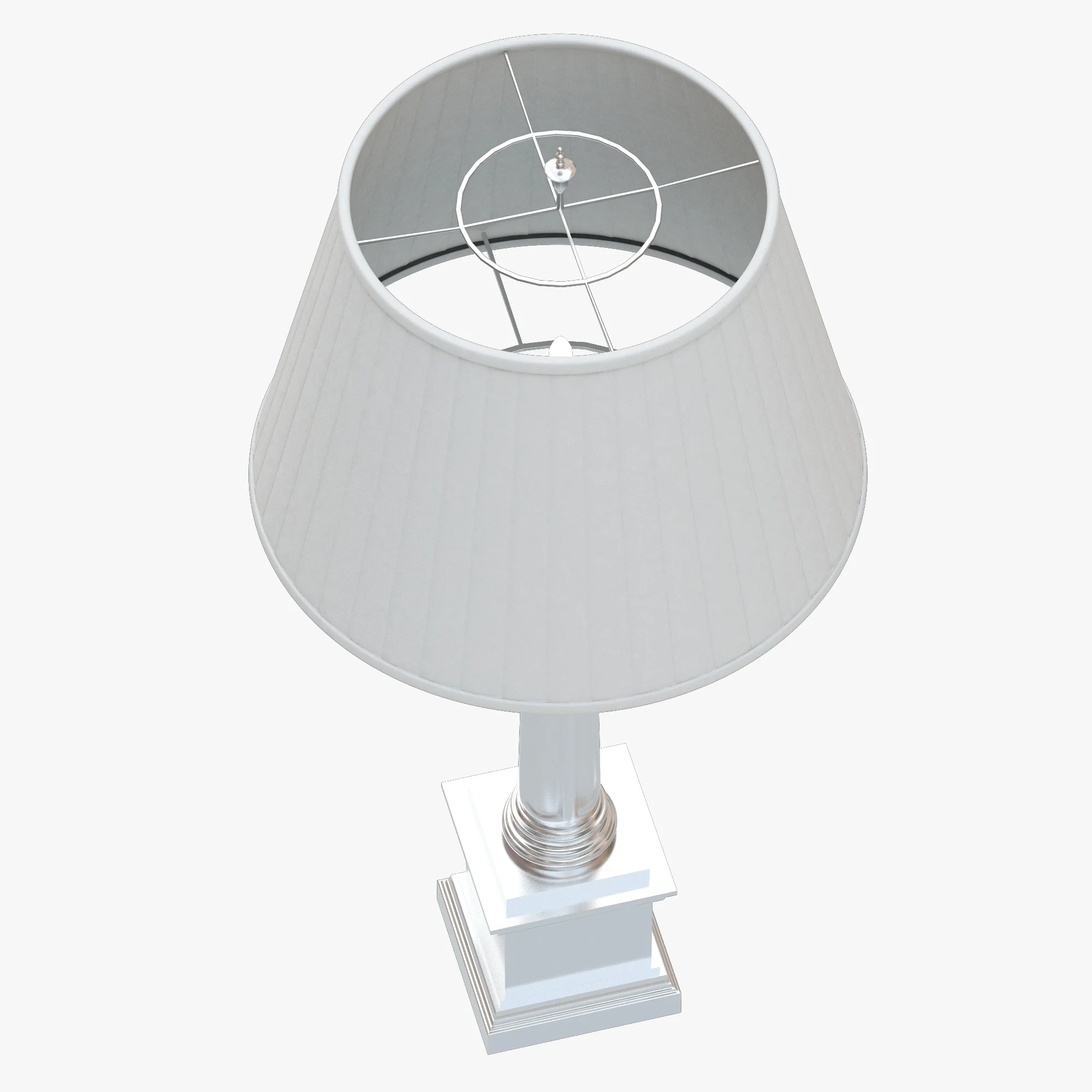 Ralph Lauren REGENCY COLUMN TABLE LAMP — 3D model preview 6