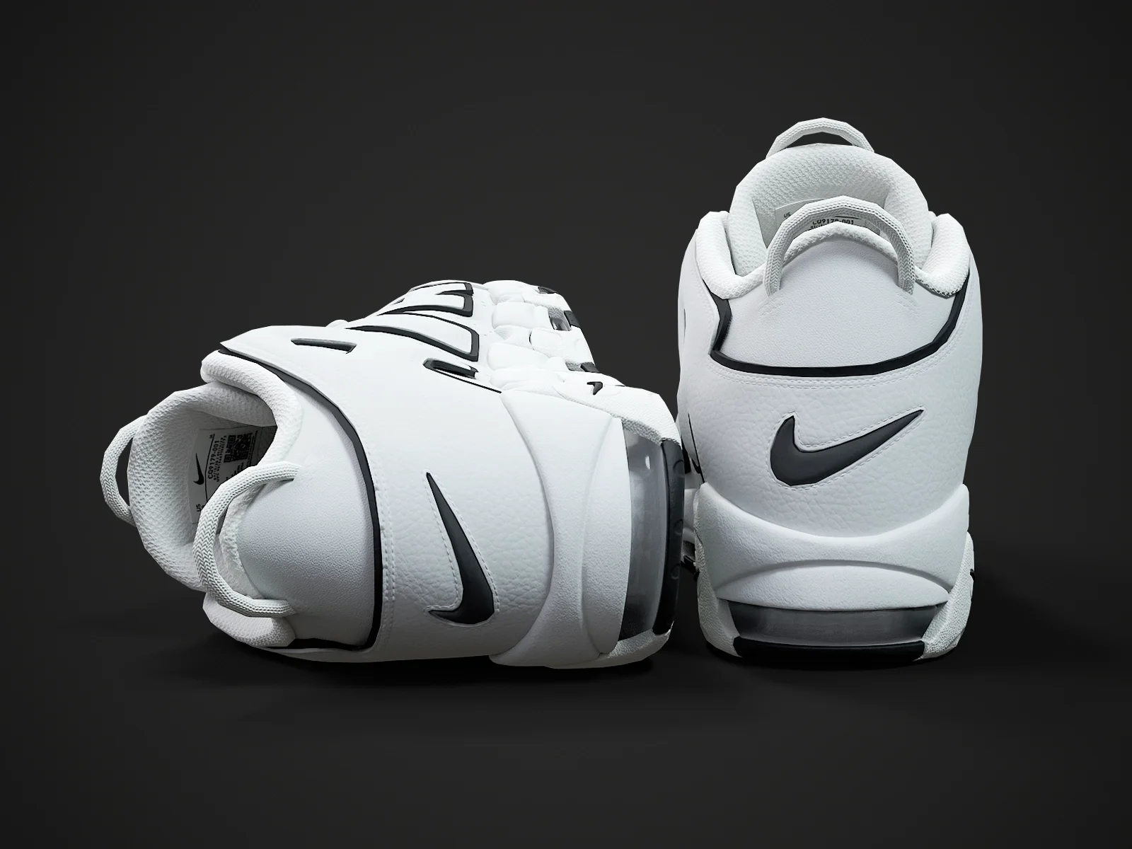 Nike Air More Uptempo96 4, 3D model preview 6