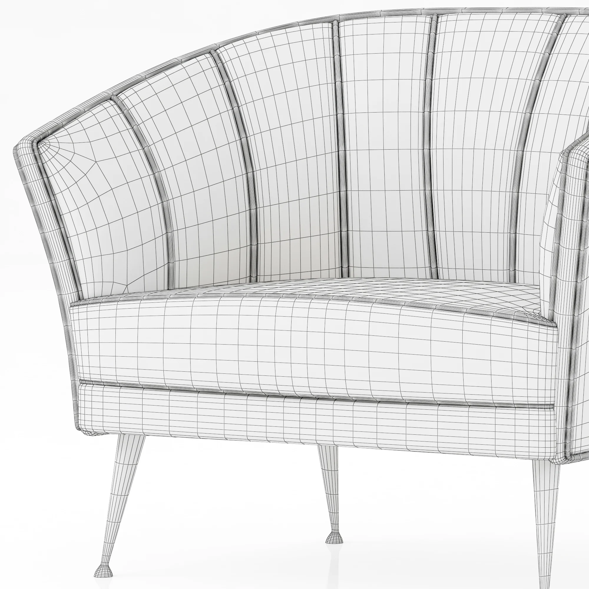 Brabbu Maya Armchair — 3D model preview 11