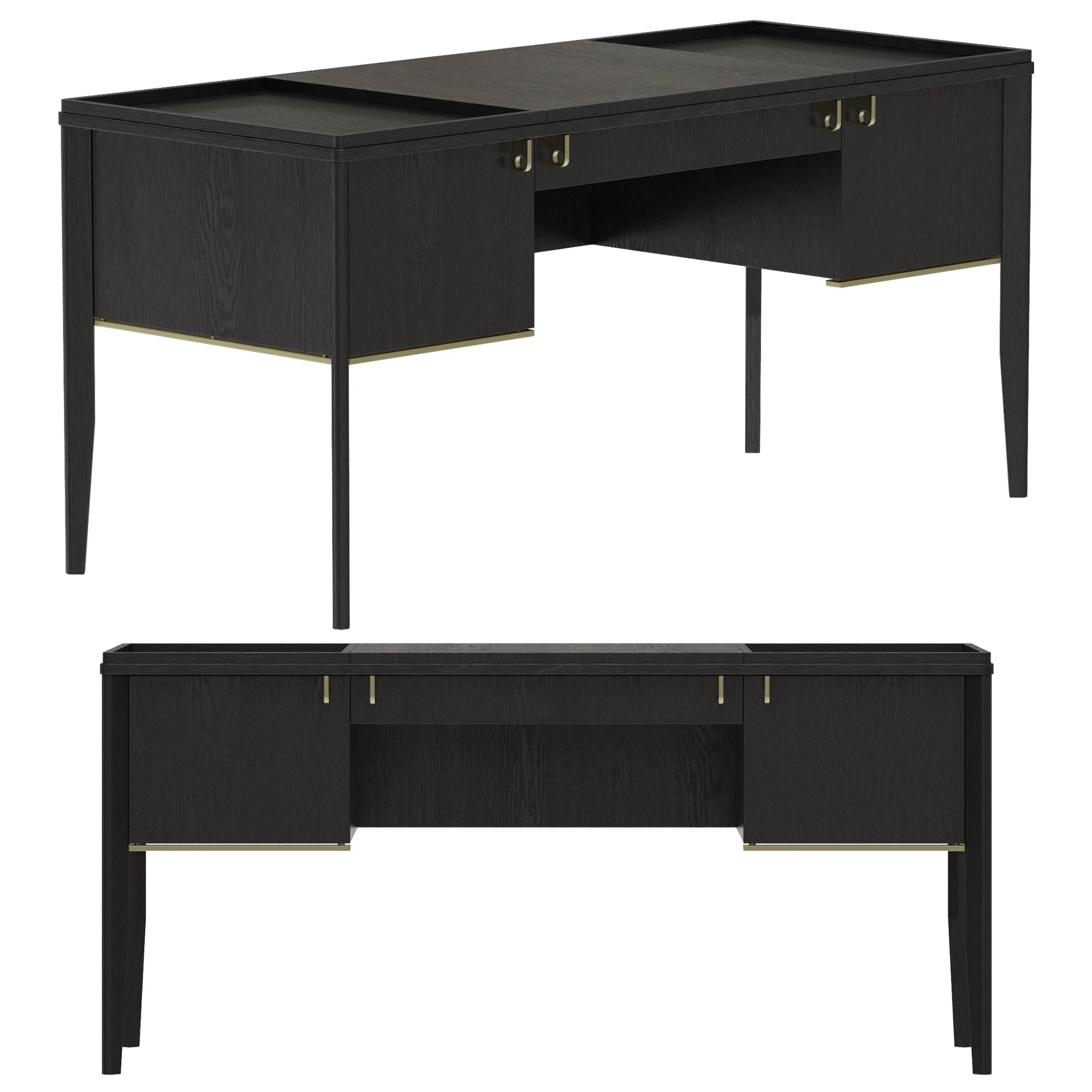 Dantone Home New Classic Desk — 3D model preview 2
