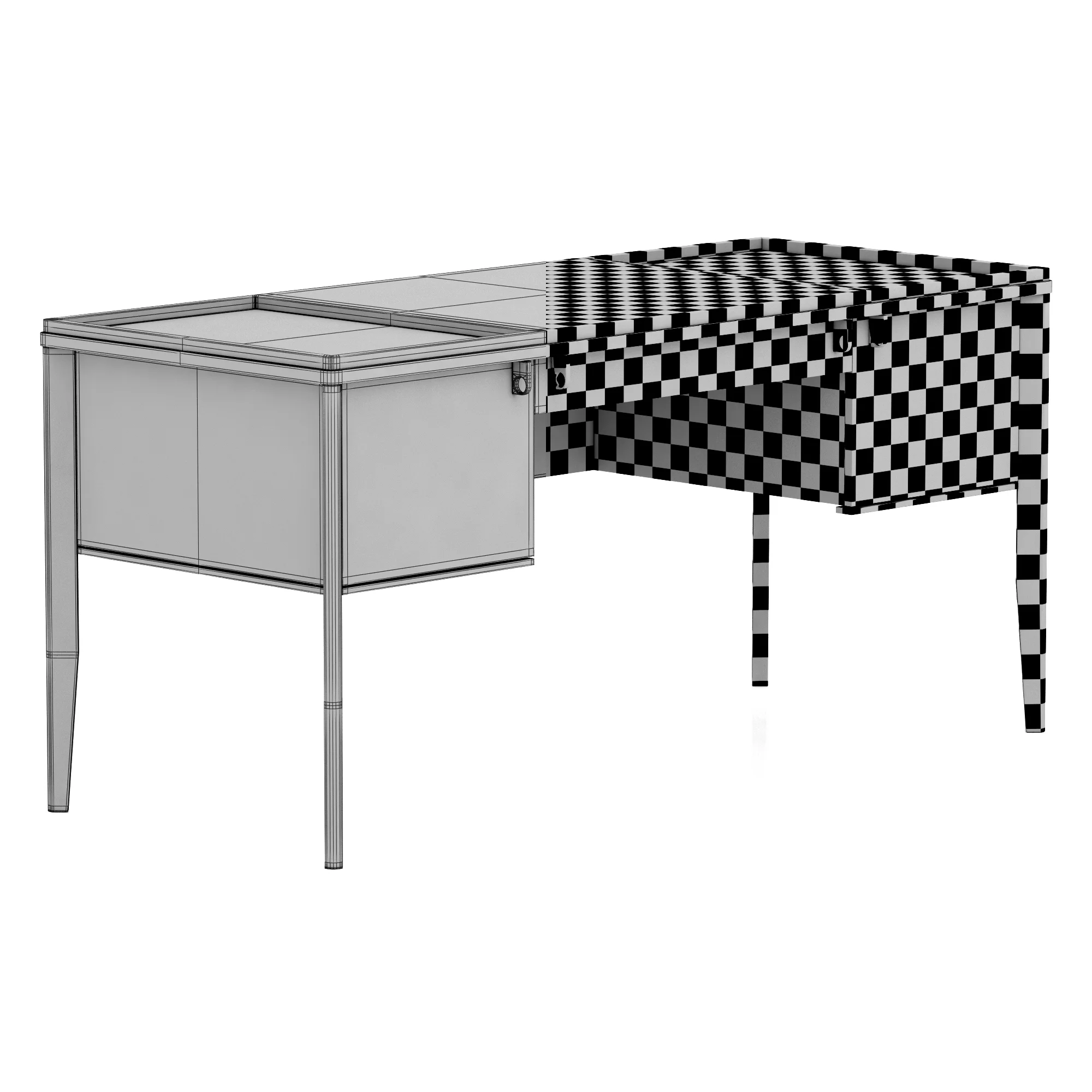 Dantone Home New Classic Desk — 3D model preview 11