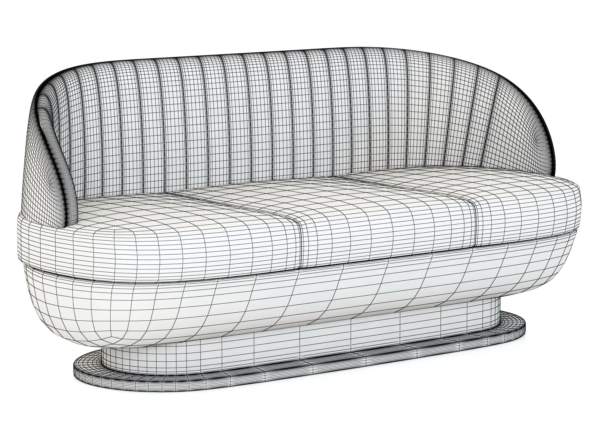 Essential Home Gable Sofa — 3D model preview 3