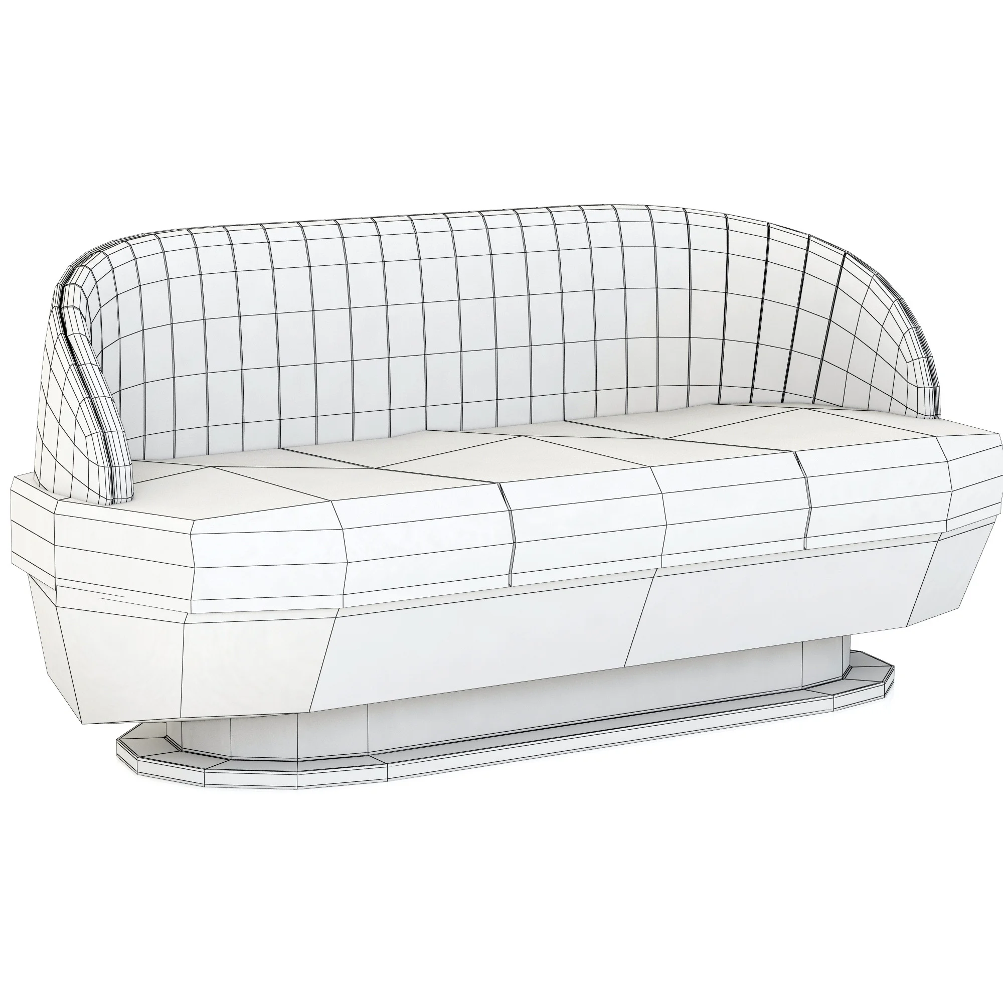 Essential Home Gable Sofa — 3D model preview 5