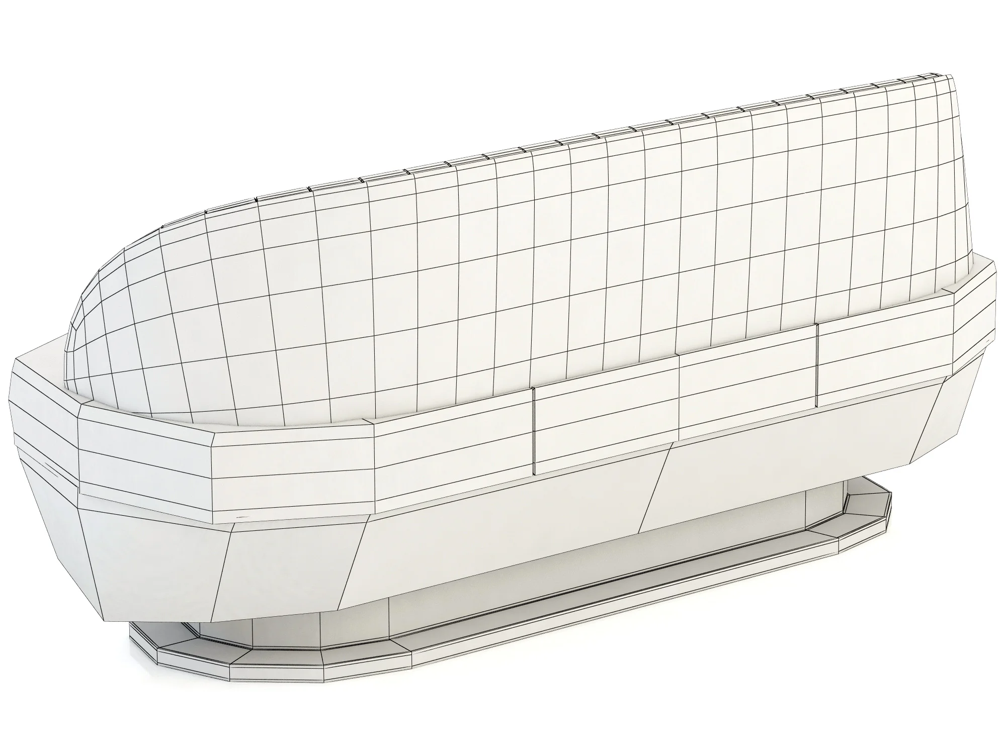 Essential Home Gable Sofa — 3D model preview 11