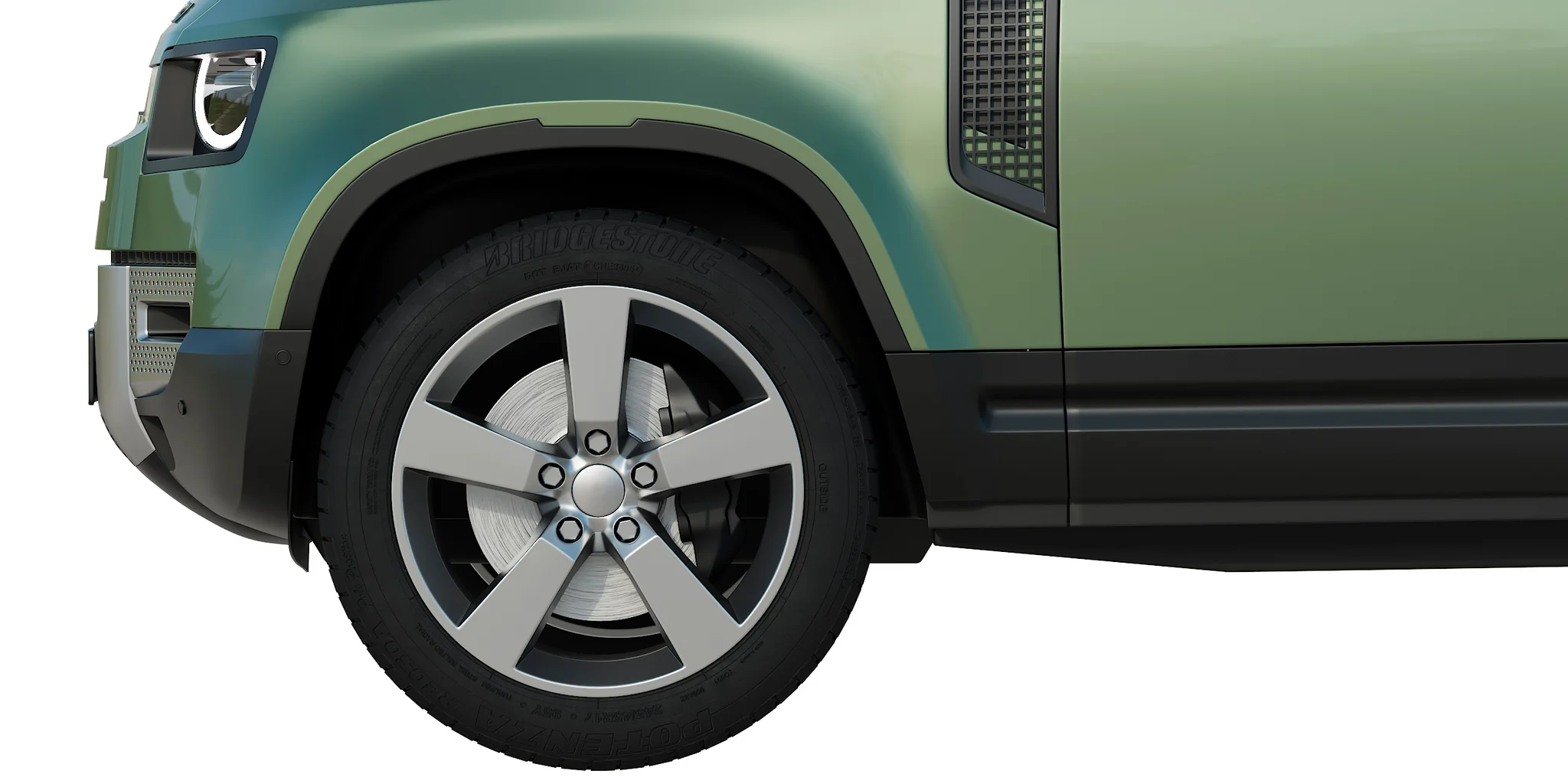 Land Rover Defender 90, 3D model preview 1