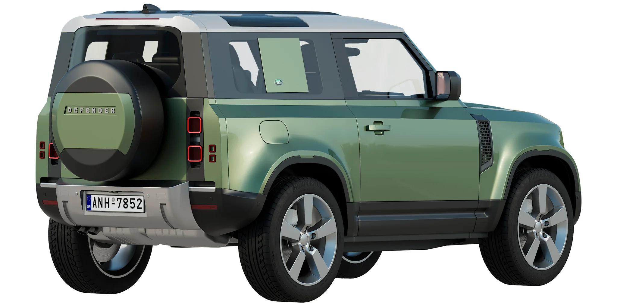 Land Rover Defender 90, 3D model preview 3