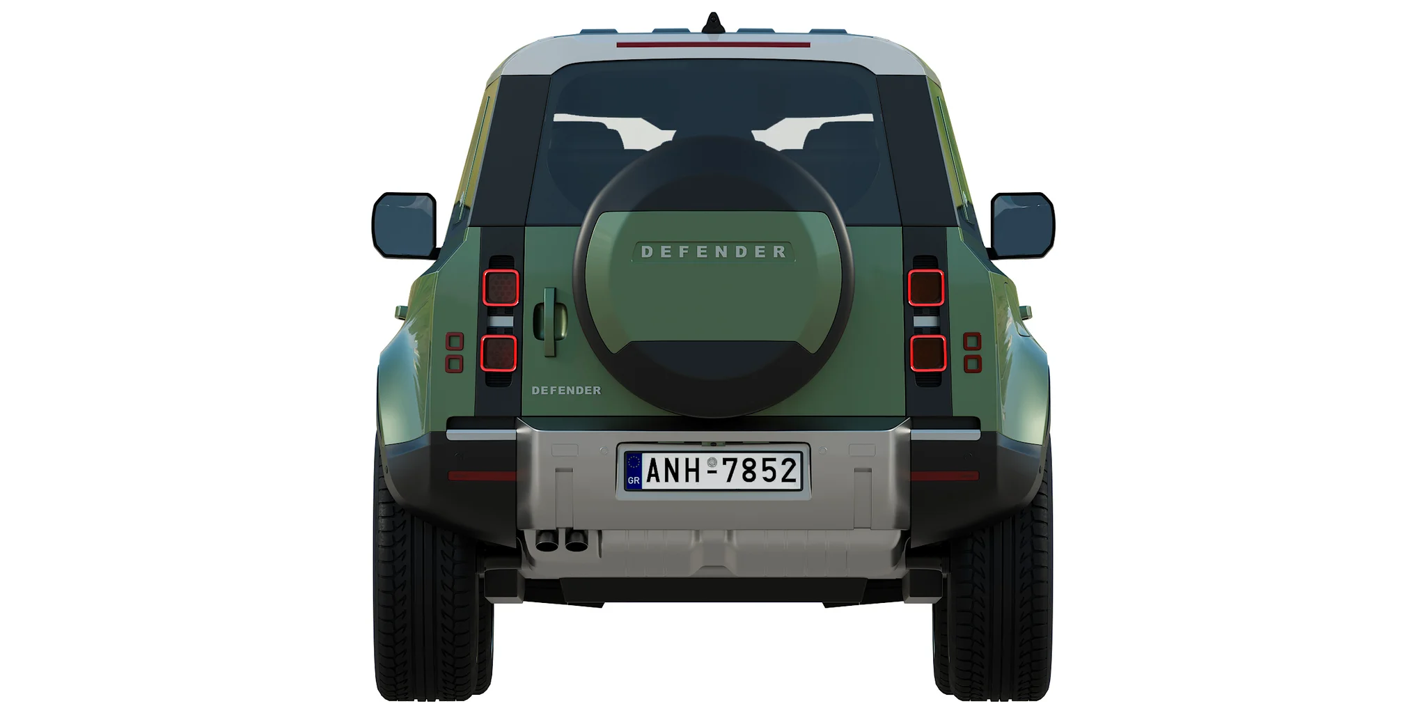 Land Rover Defender 90, 3D model preview 4
