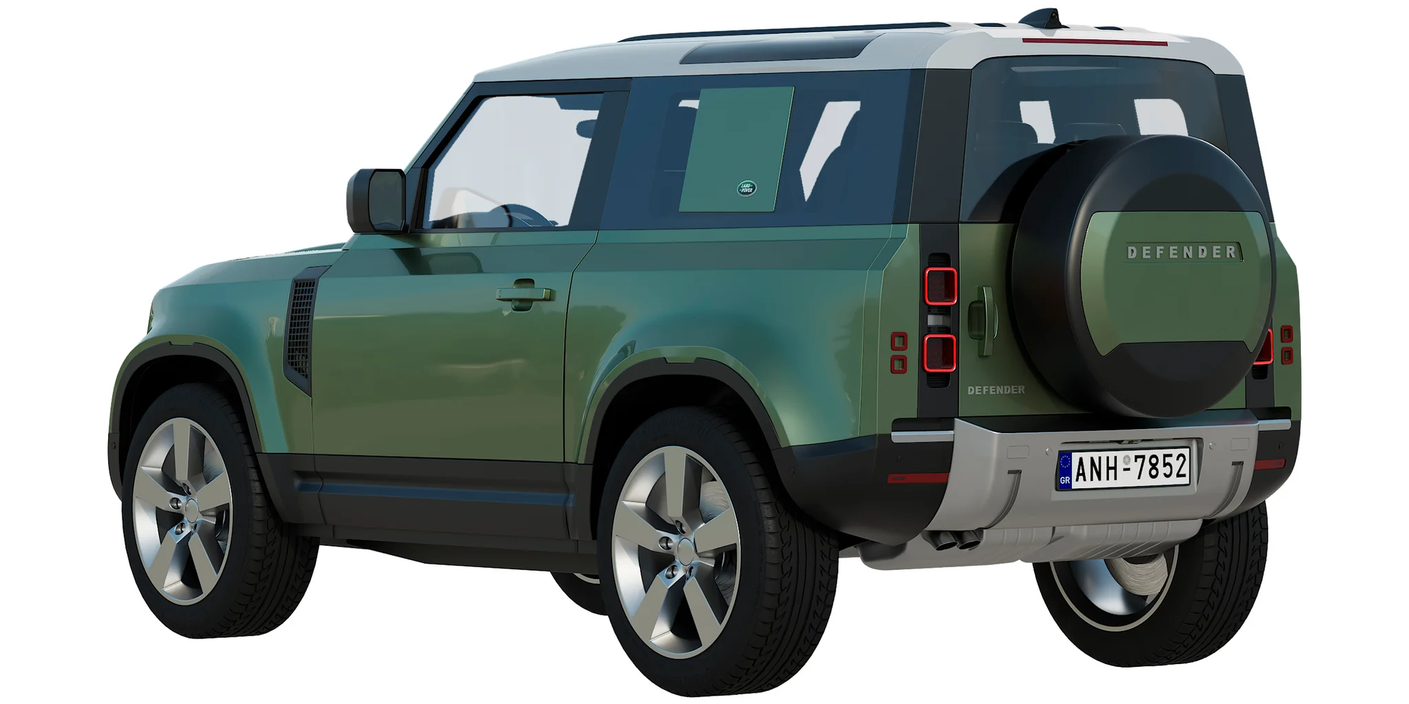 Land Rover Defender 90, 3D model preview 6
