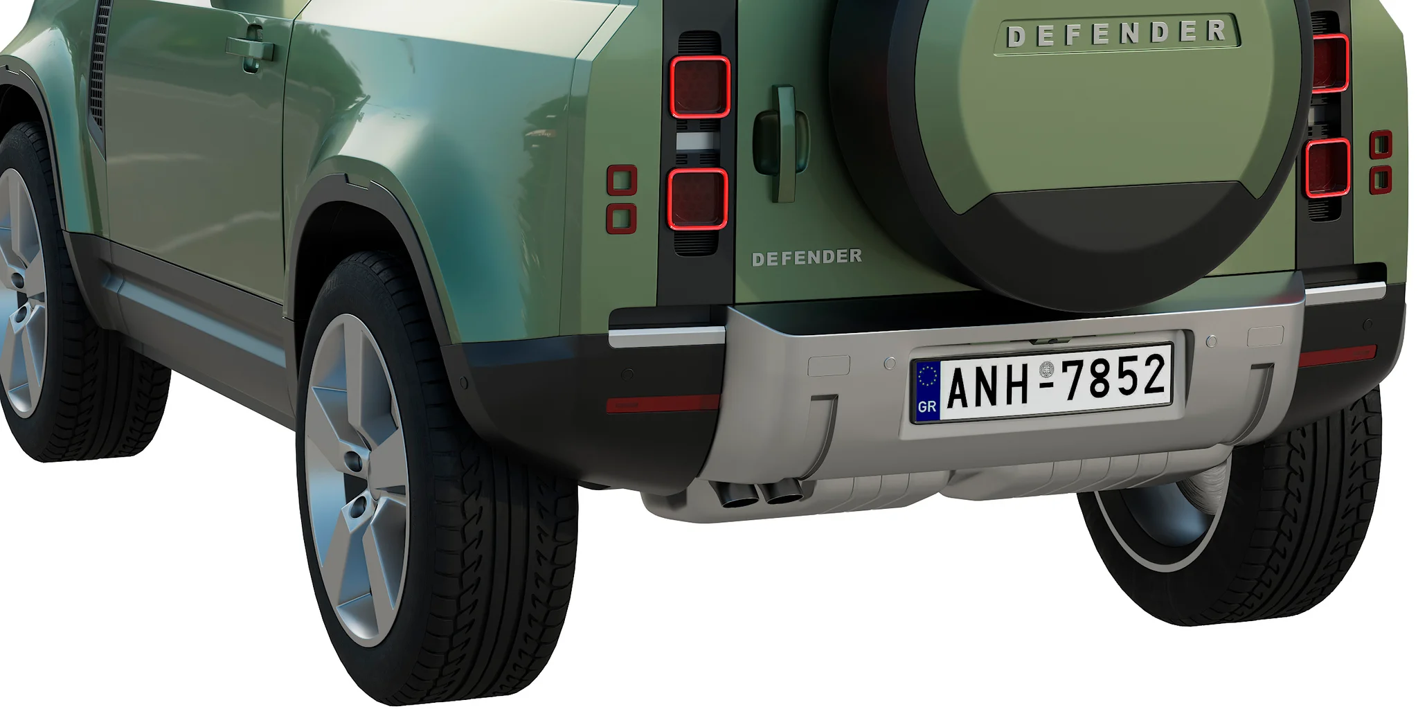 Land Rover Defender 90, 3D model preview 7
