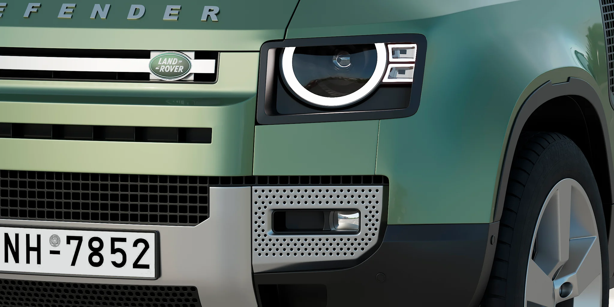 Land Rover Defender 90, 3D model preview 8