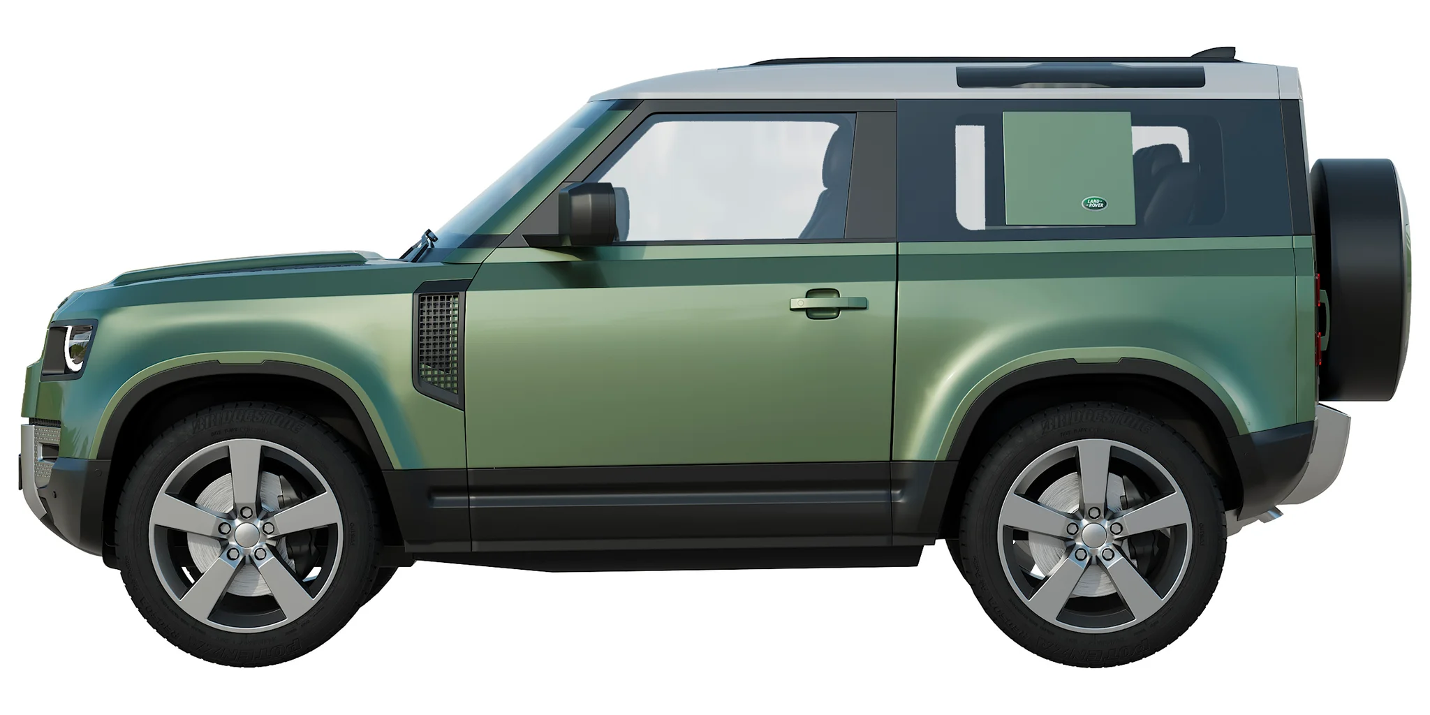 Land Rover Defender 90, 3D model preview 9