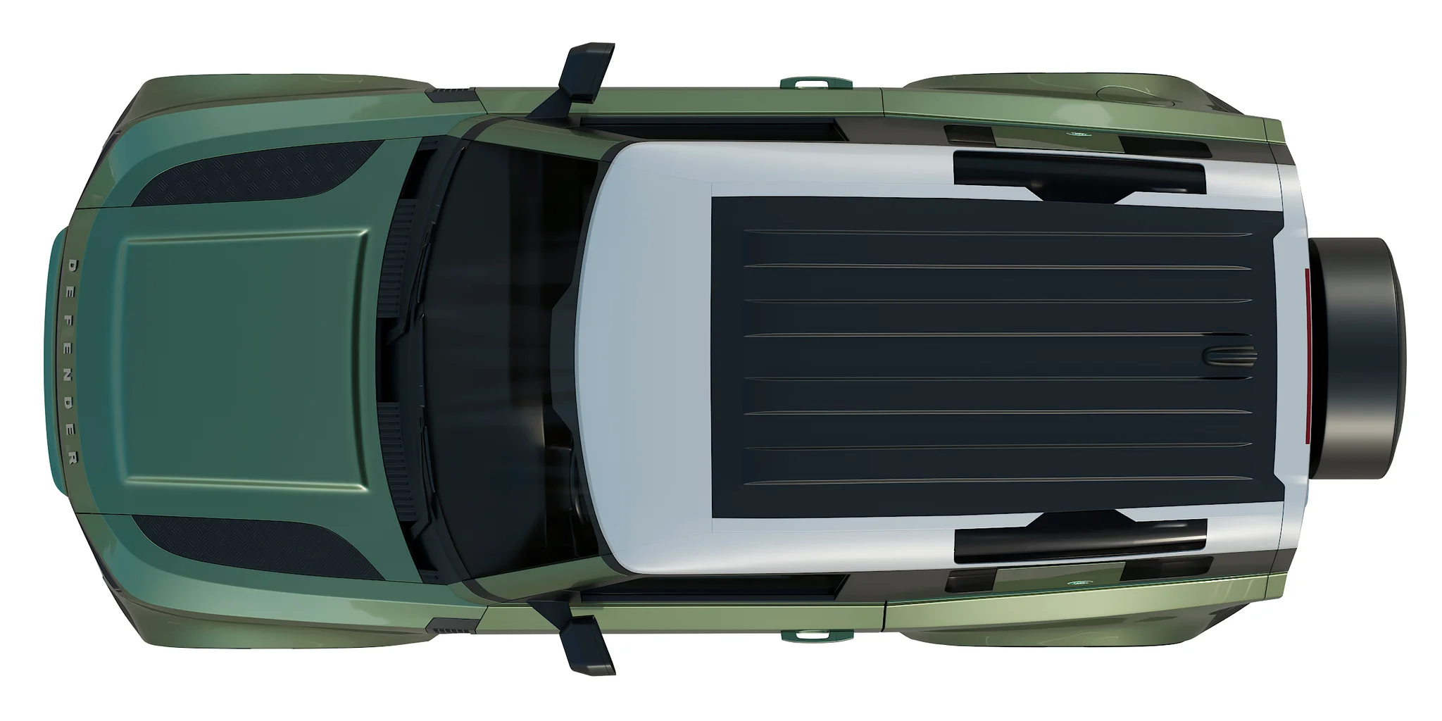 Land Rover Defender 90, 3D model preview 10