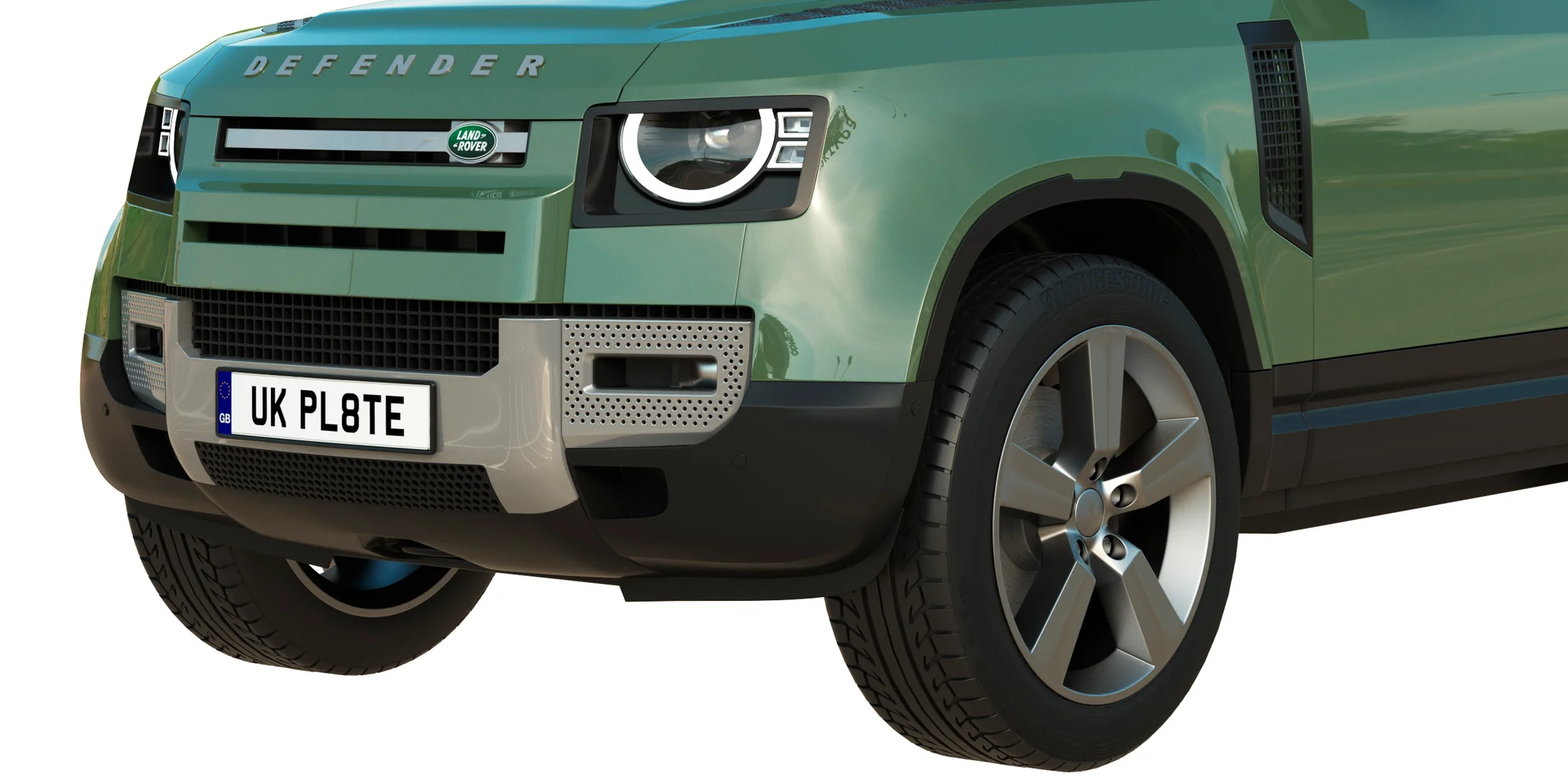 Land Rover Defender 90, 3D model preview 15